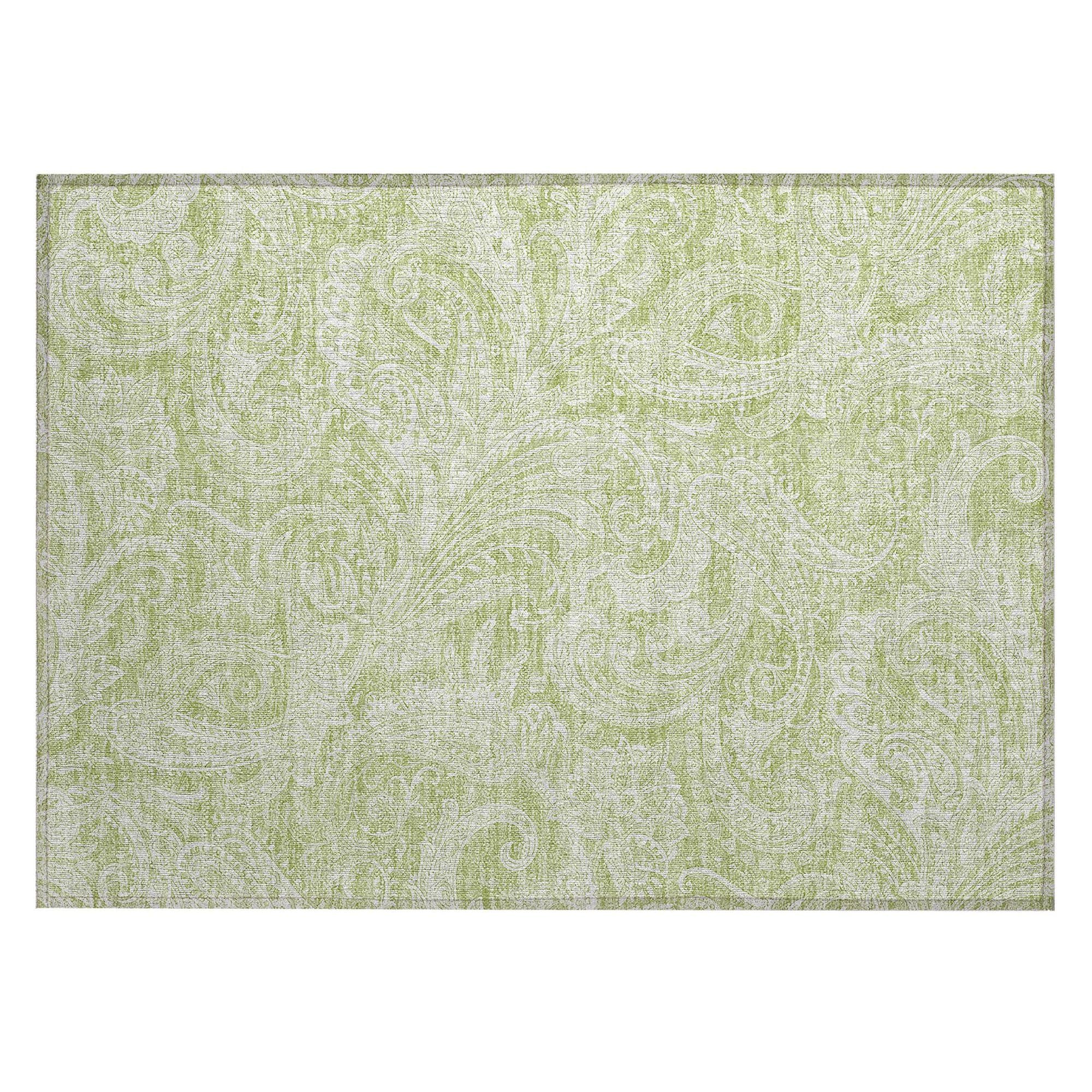 Machine Made ACN654 Aloe Green Rugs #color_aloe green