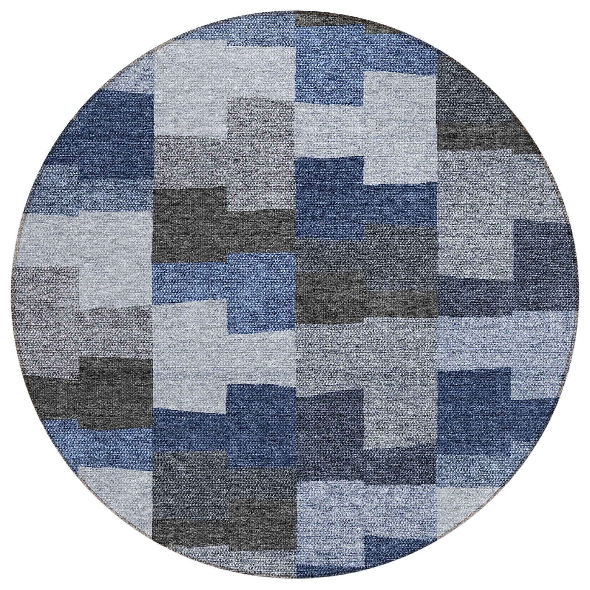 Machine Made ACN659 Blue  Rugs #color_blue 