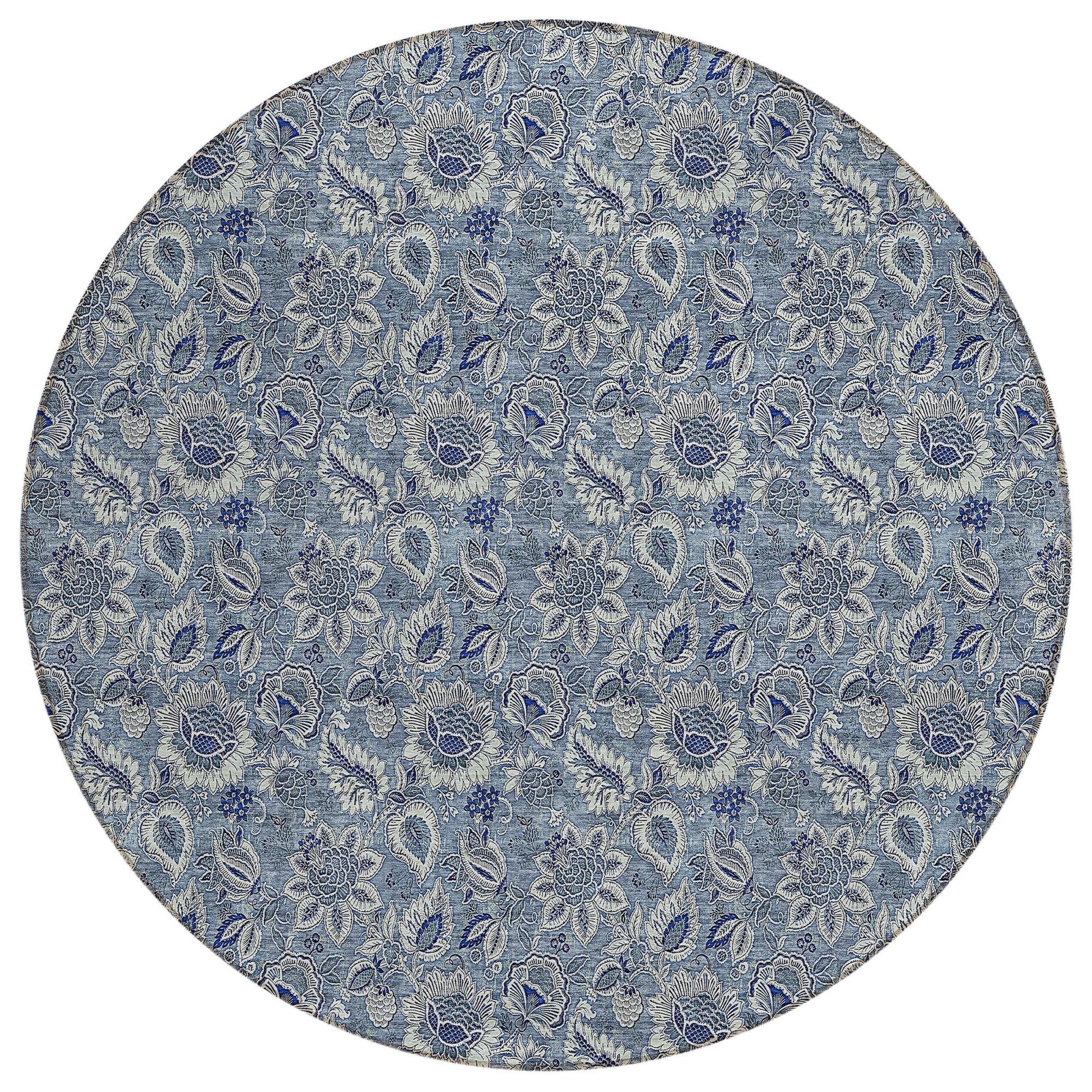 Machine Made ACN661 Blue  Rugs #color_blue 