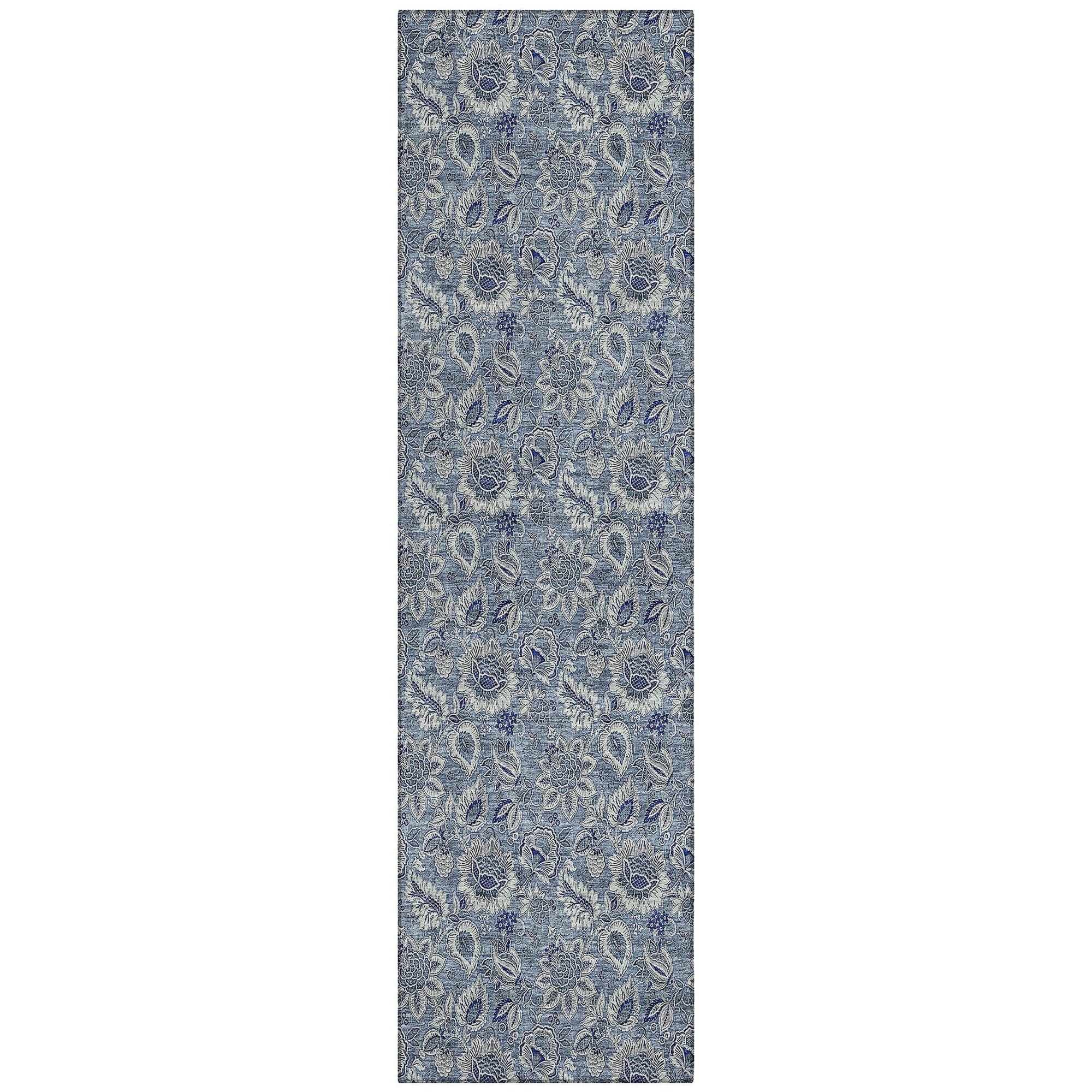 Machine Made ACN661 Blue  Rugs #color_blue 