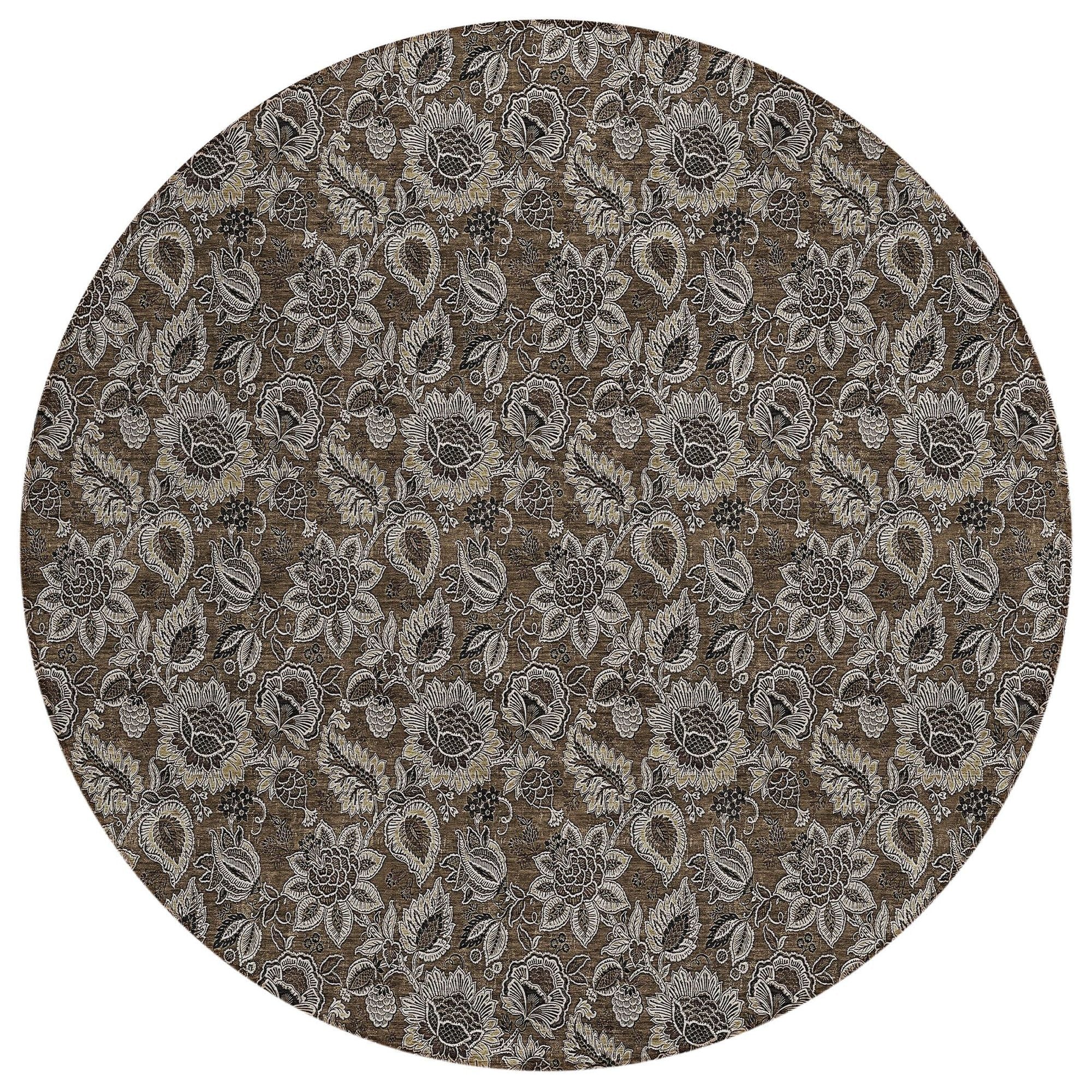 Machine Made ACN661 Chocolate Brown Rugs #color_chocolate brown
