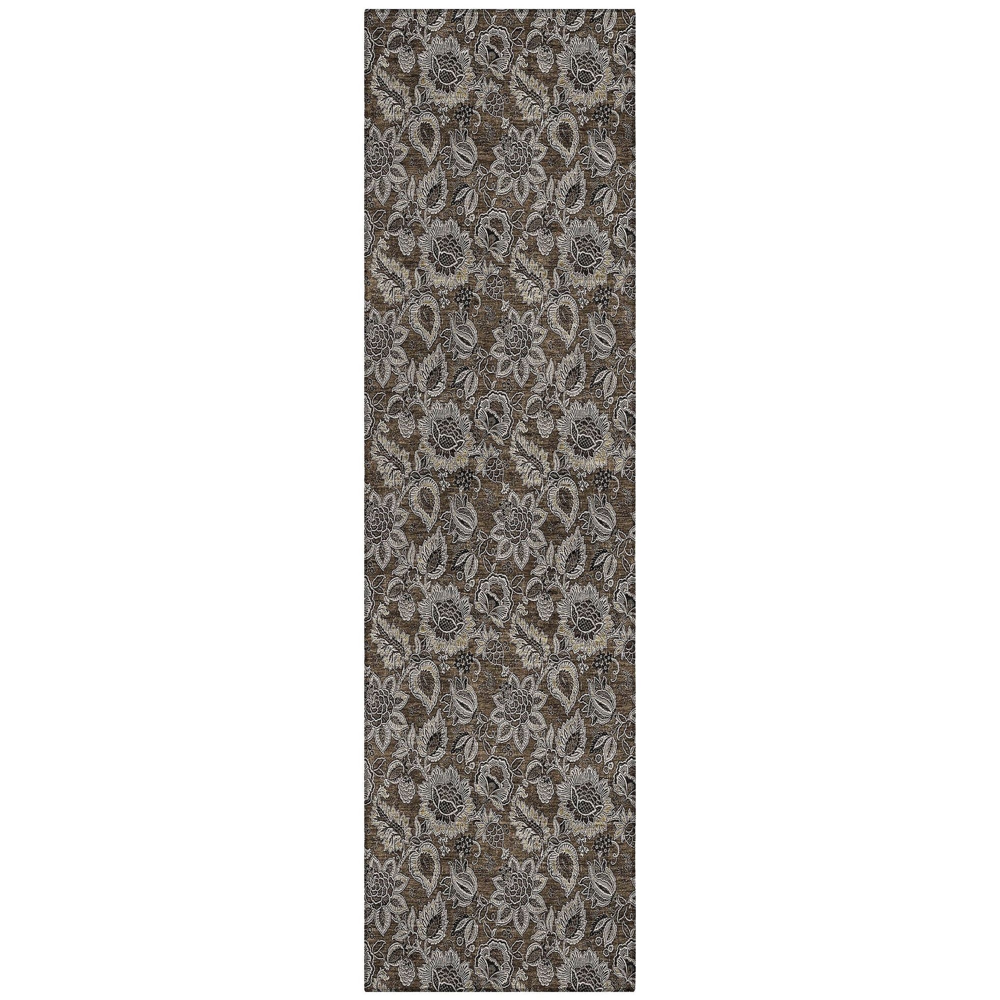 Machine Made ACN661 Chocolate Brown Rugs #color_chocolate brown