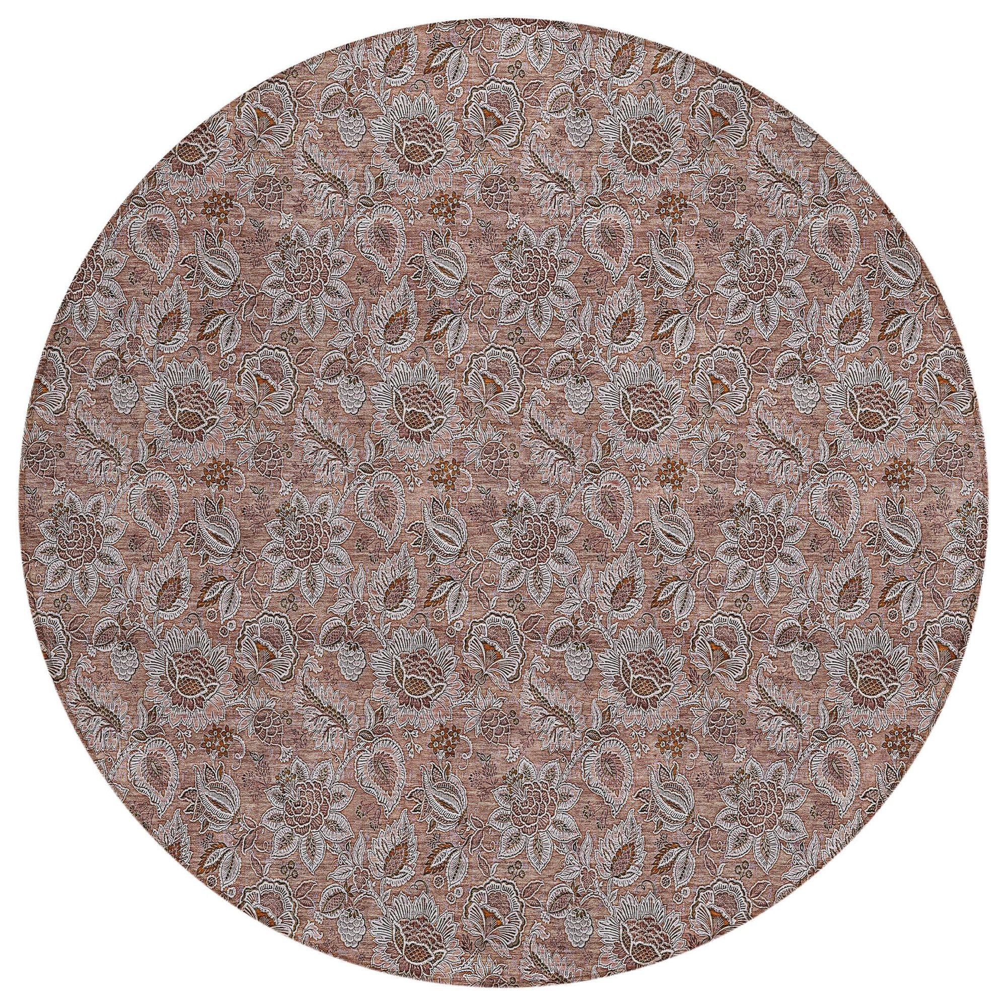 Machine Made ACN661 Copper Orange Rugs #color_copper orange