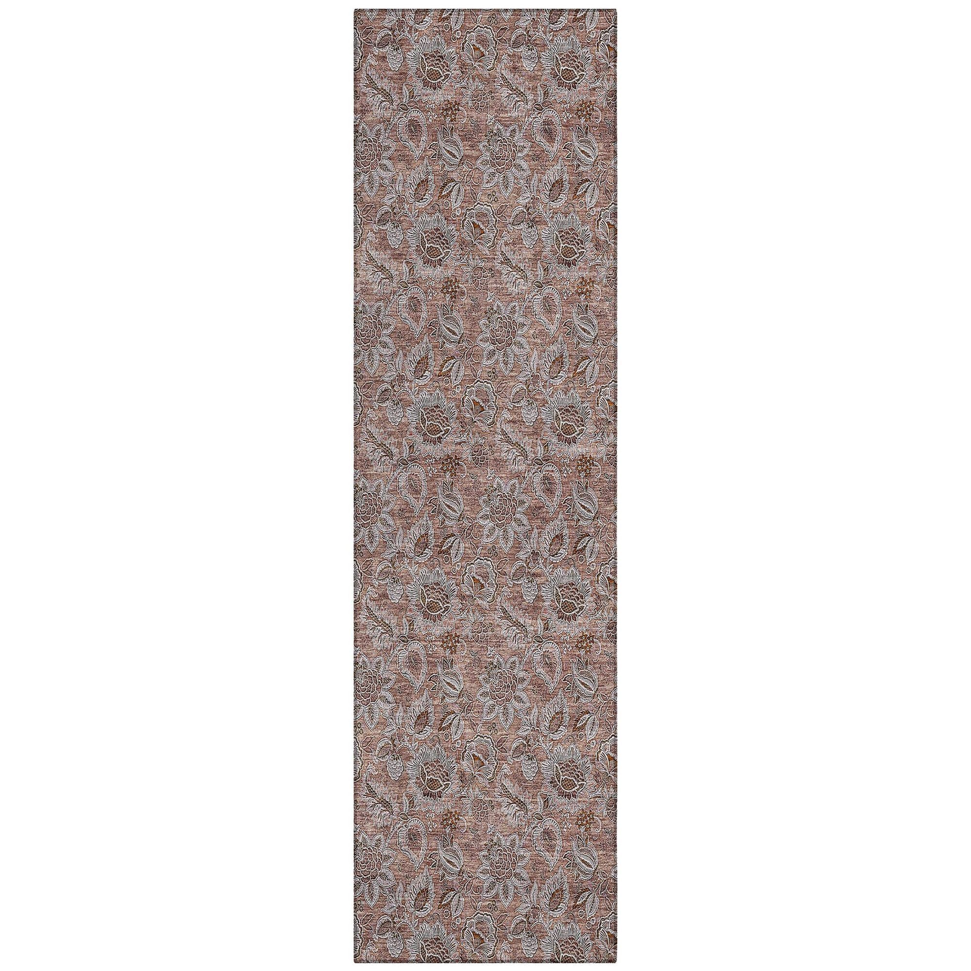 Machine Made ACN661 Copper Orange Rugs #color_copper orange