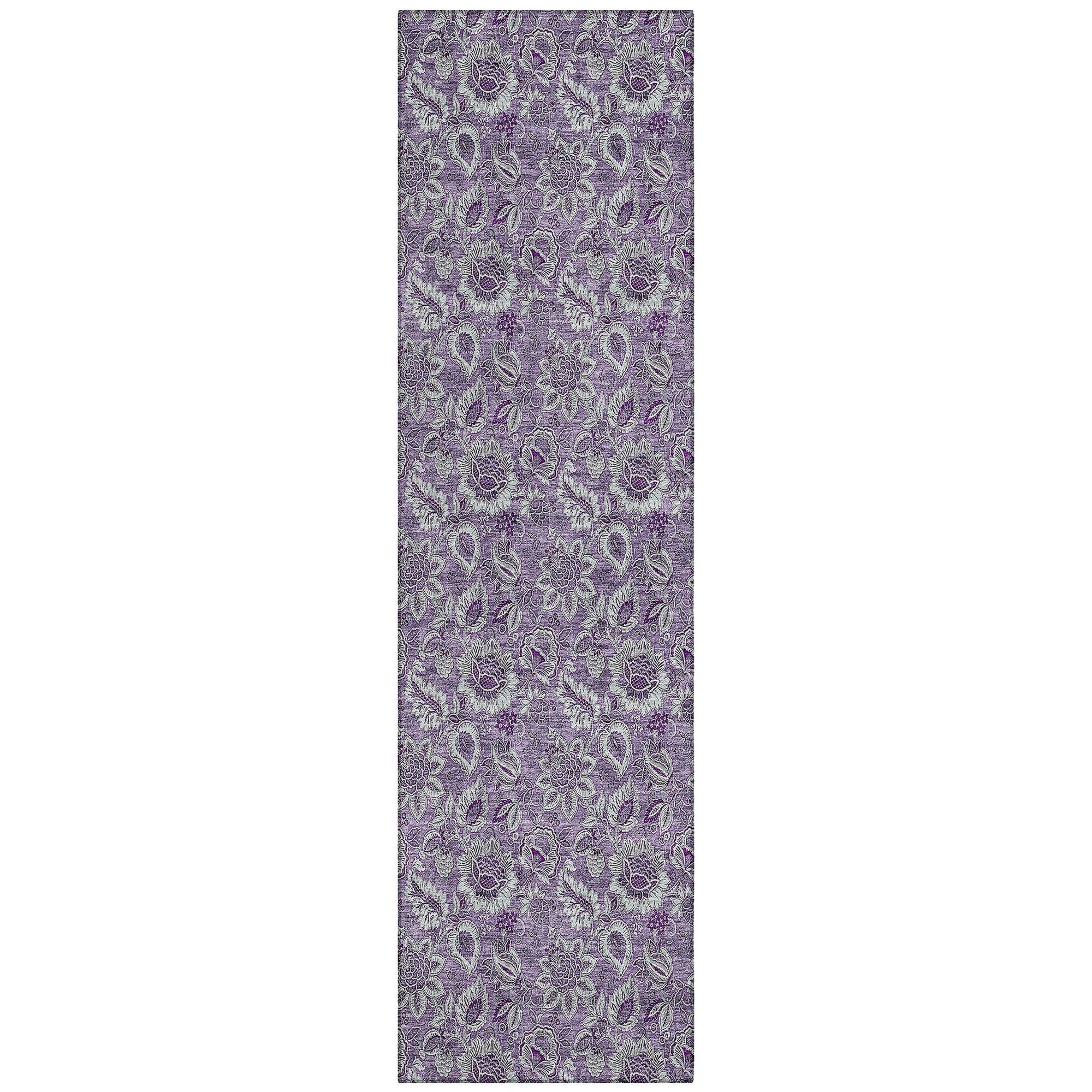 Machine Made ACN661 Purple  Rugs #color_purple 