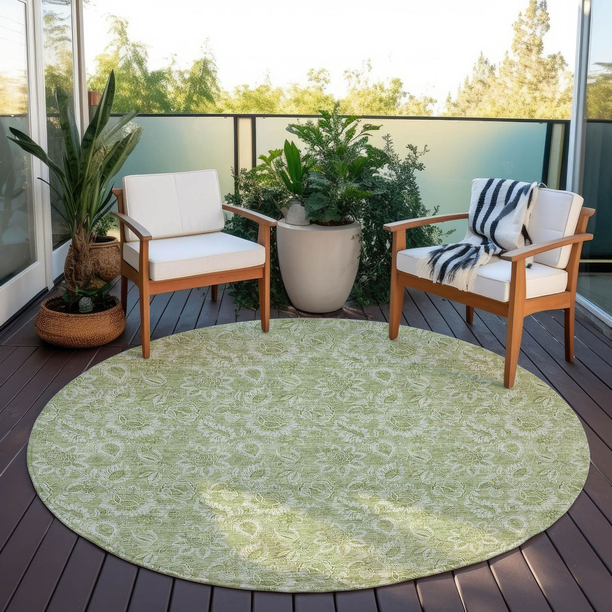 Bittern Machine Washable Rug