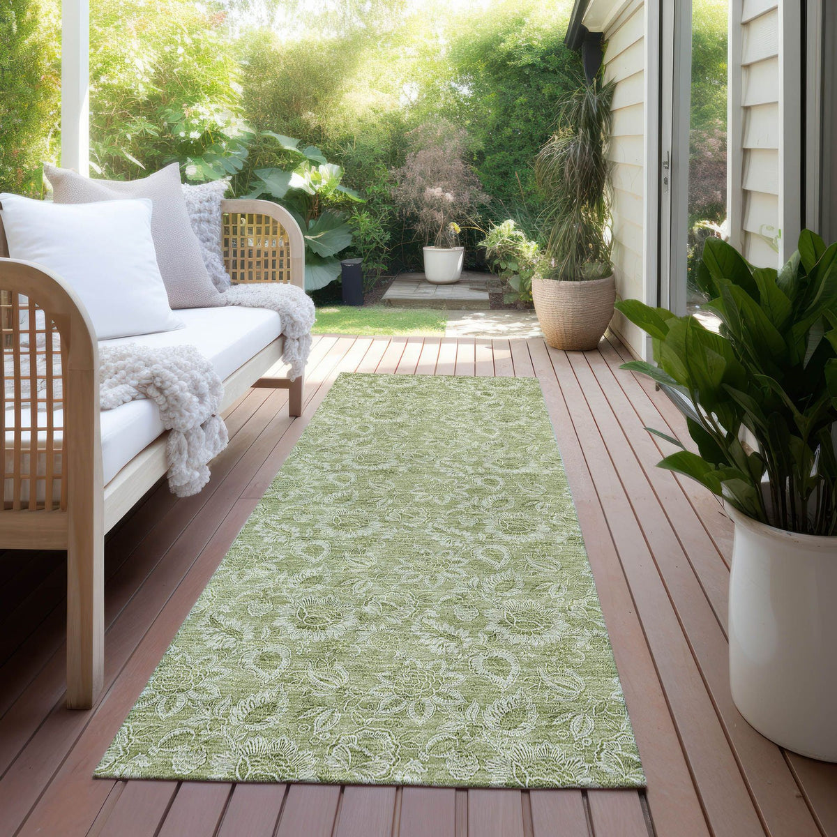 Bittern Machine Washable Rug