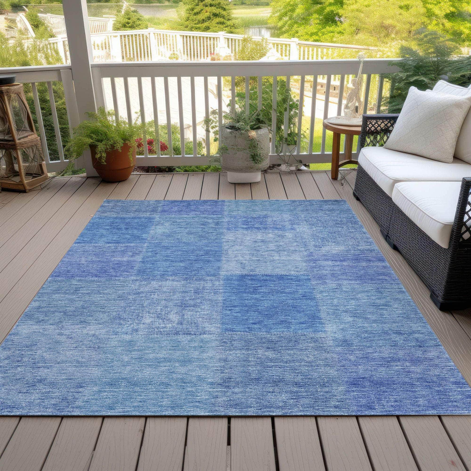 Machine Made ACN664 Denim Blue Rugs #color_denim blue