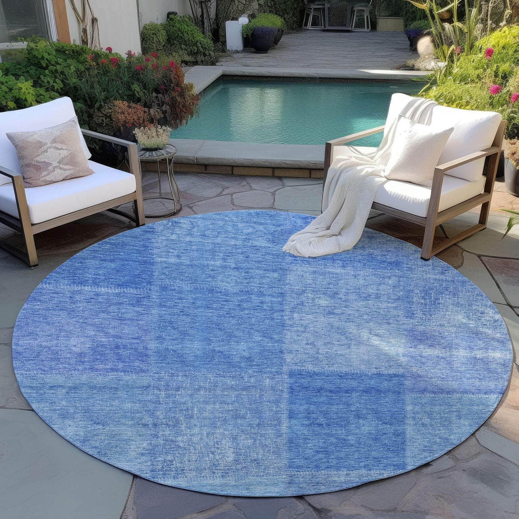Machine Made ACN664 Denim Blue Rugs #color_denim blue