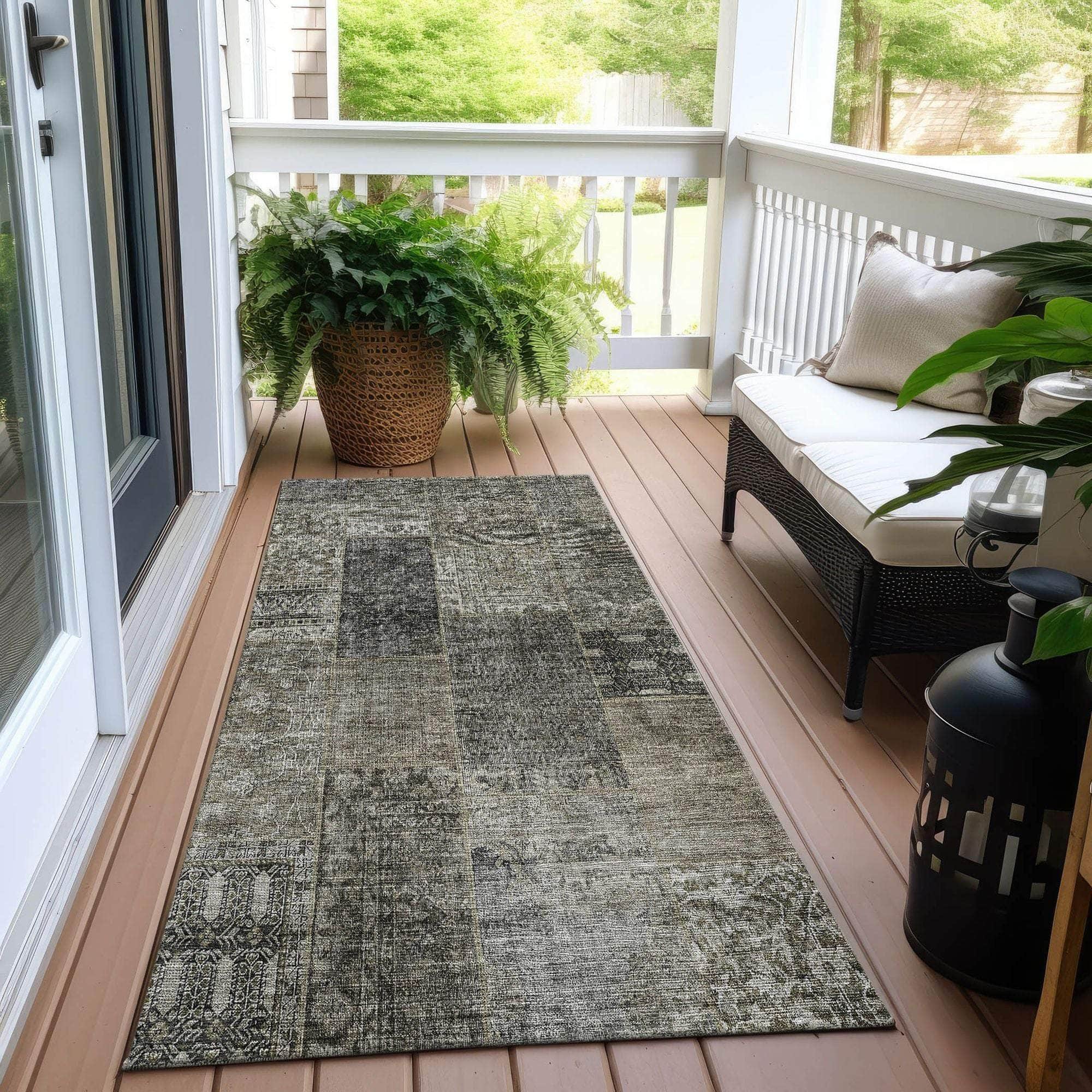 Machine Made ACN669 Taupe Brown Rugs #color_taupe brown
