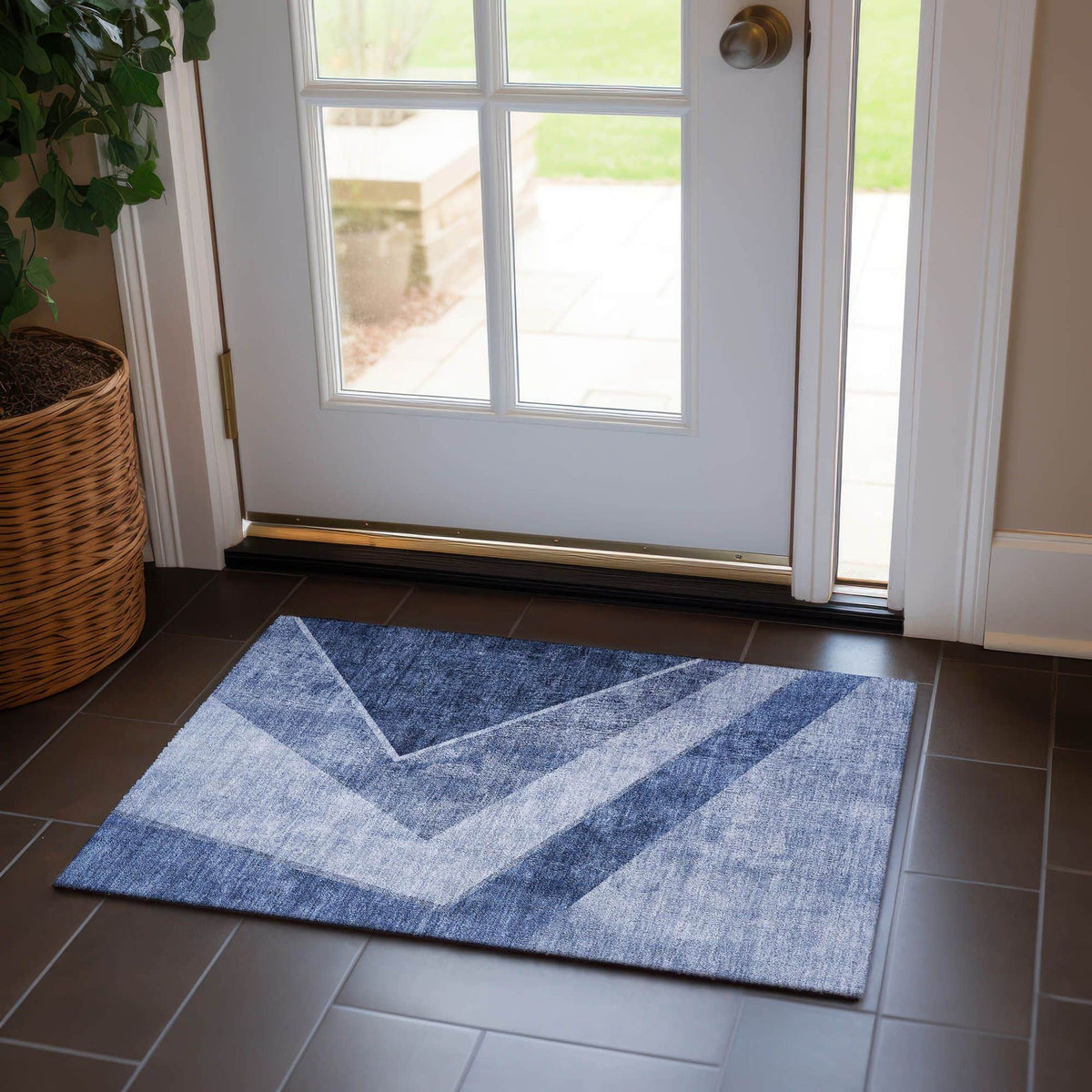 Bisque Machine Washable Rug