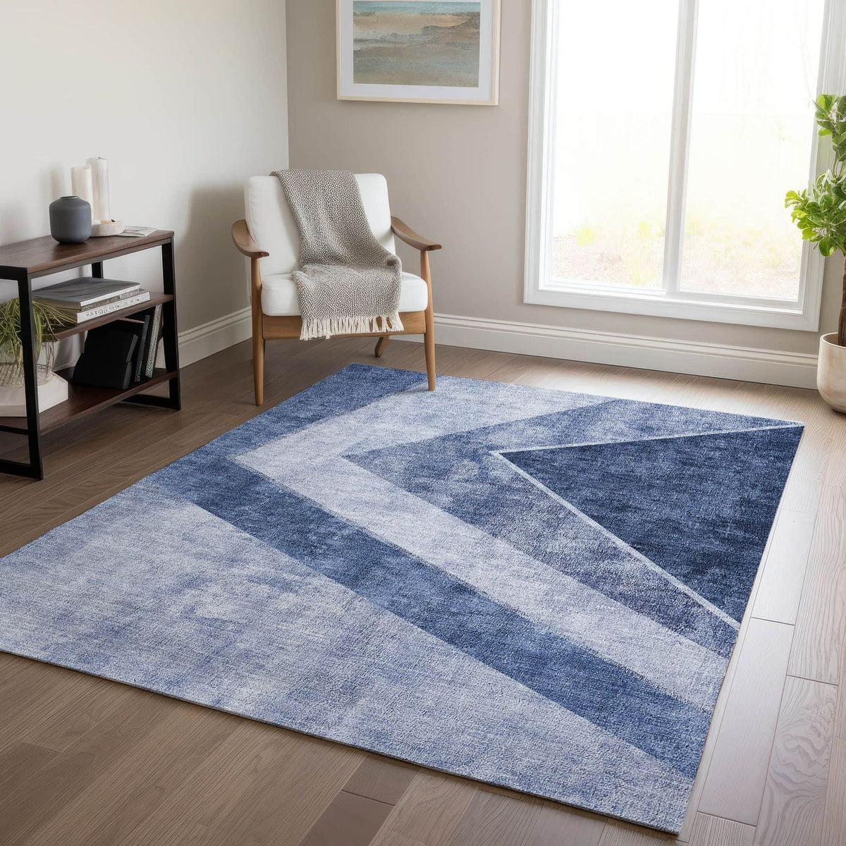 Bisque Machine Washable Rug