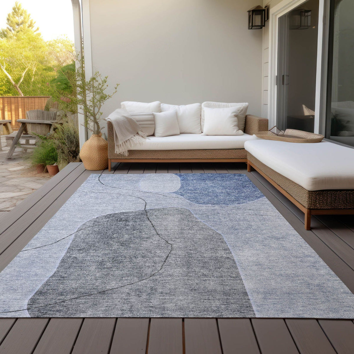 Mist Machine Washable Rug