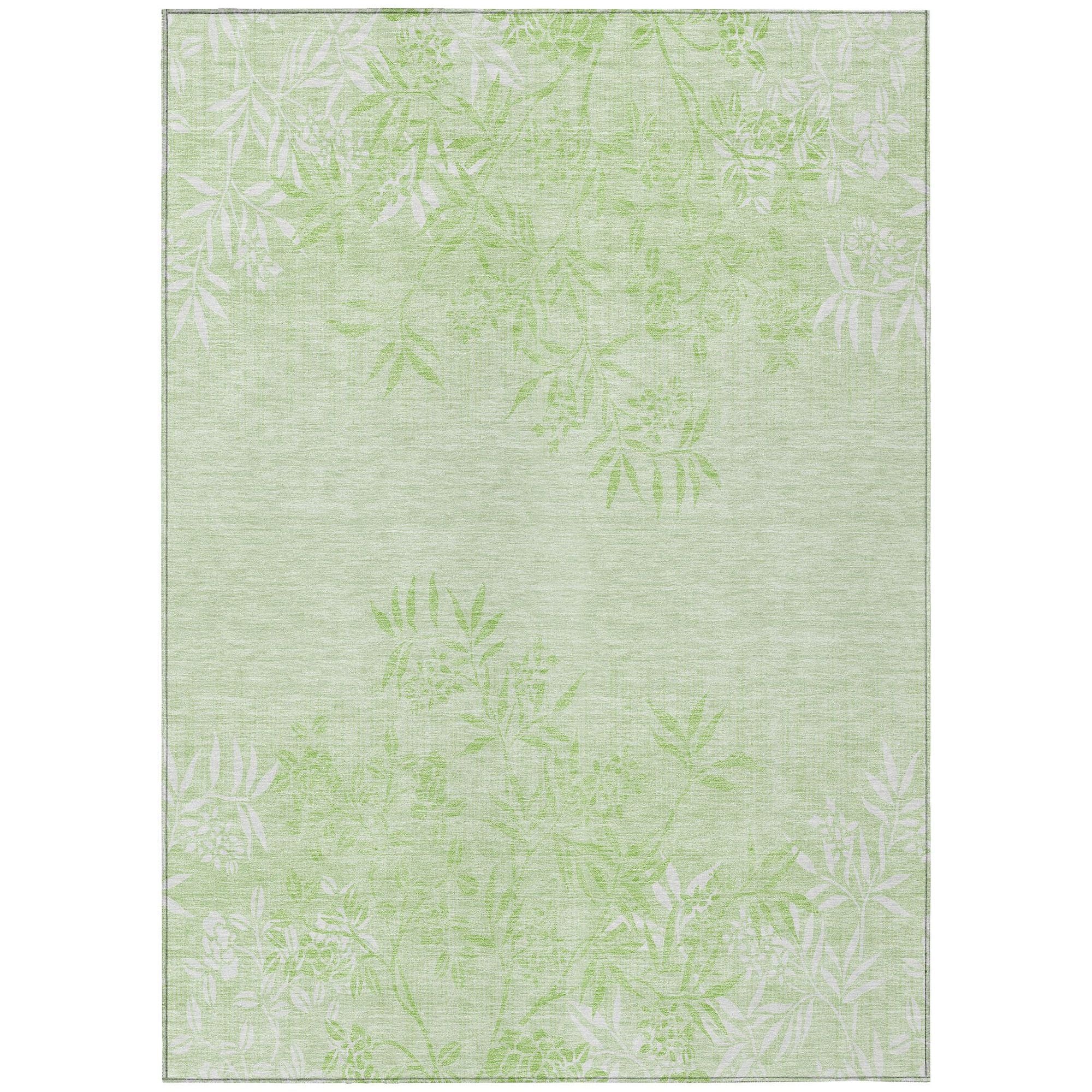 Machine Made ACN673 Mint Green Rugs #color_mint green