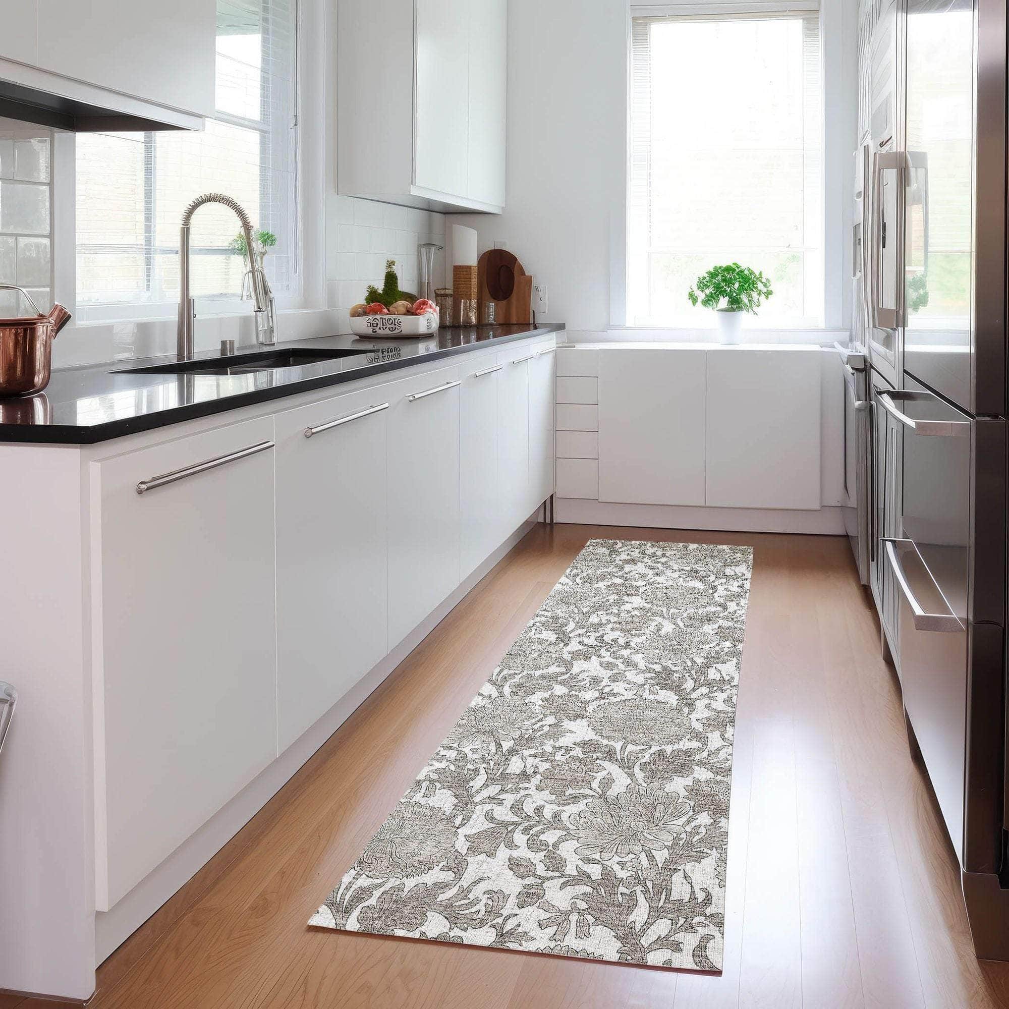 Machine Made ACN677 Ivory  Rugs #color_ivory 