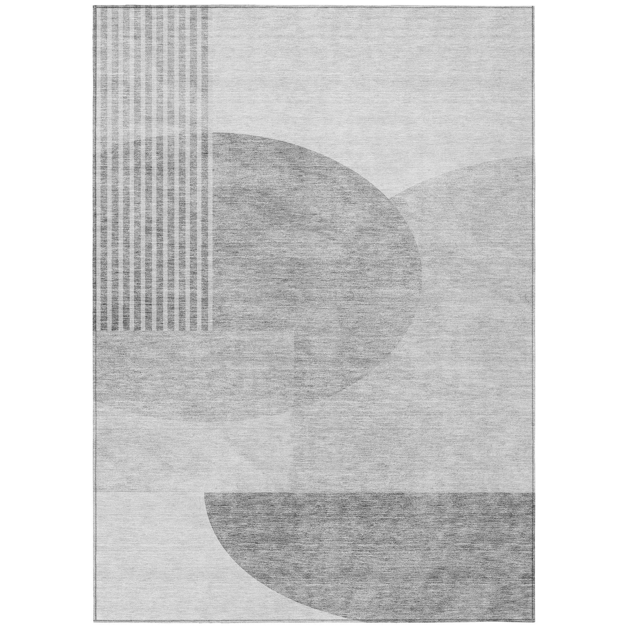 Machine Made ACN678 Gray  Rugs #color_gray 