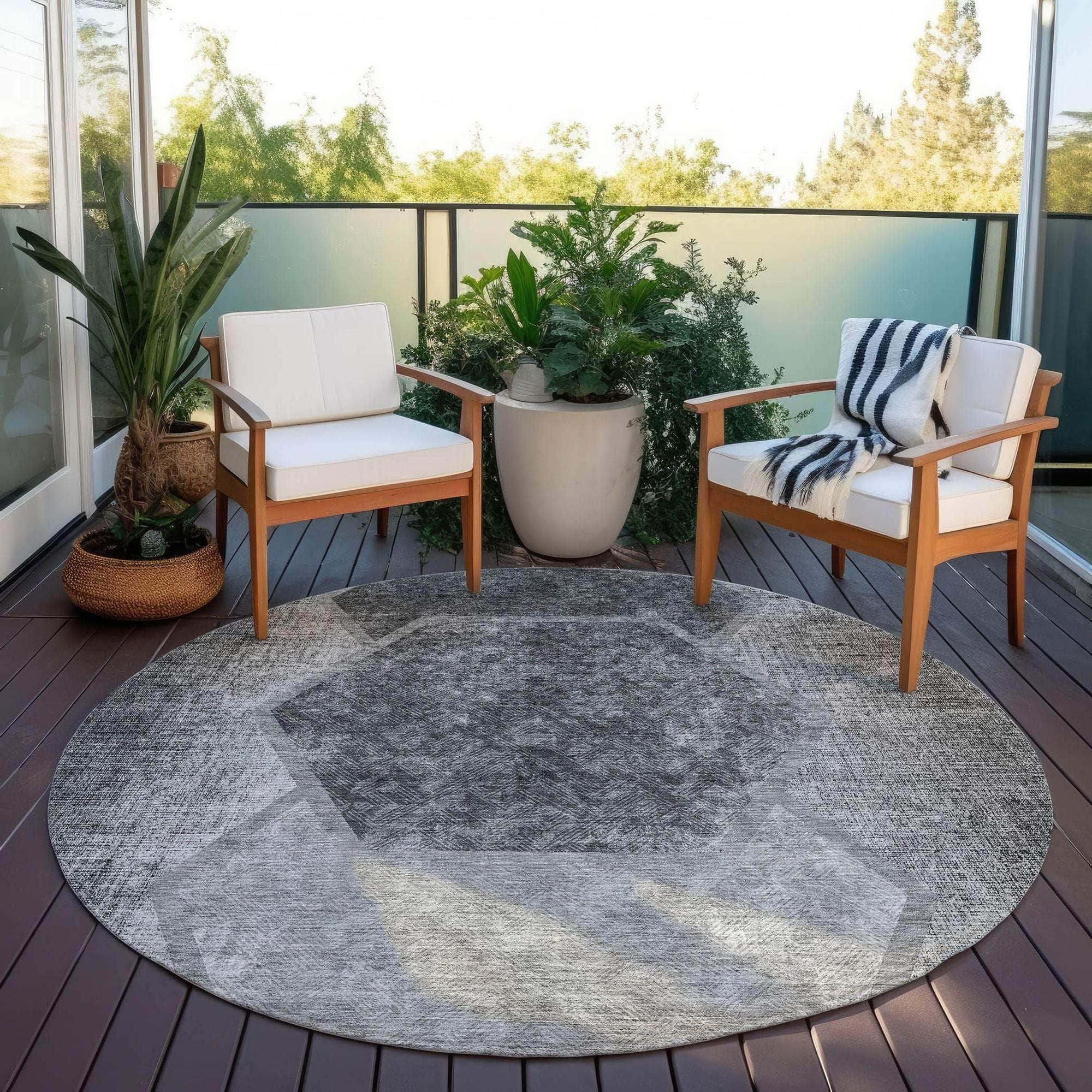 Machine Made ACN679 Gray  Rugs #color_gray 