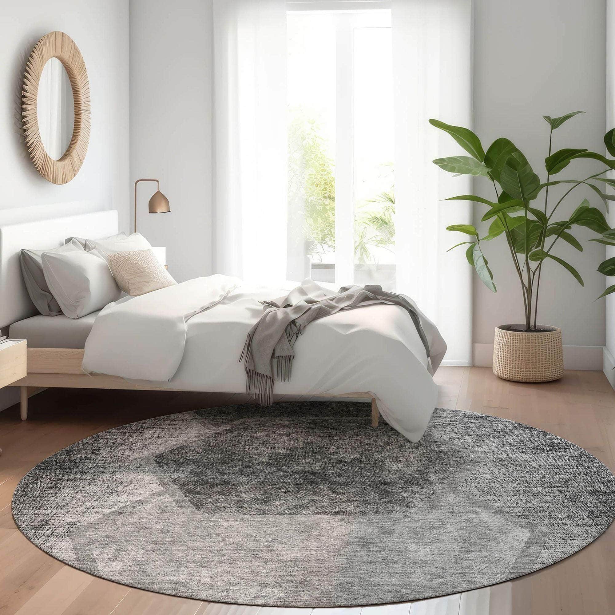 Machine Made ACN679 Gray  Rugs #color_gray 