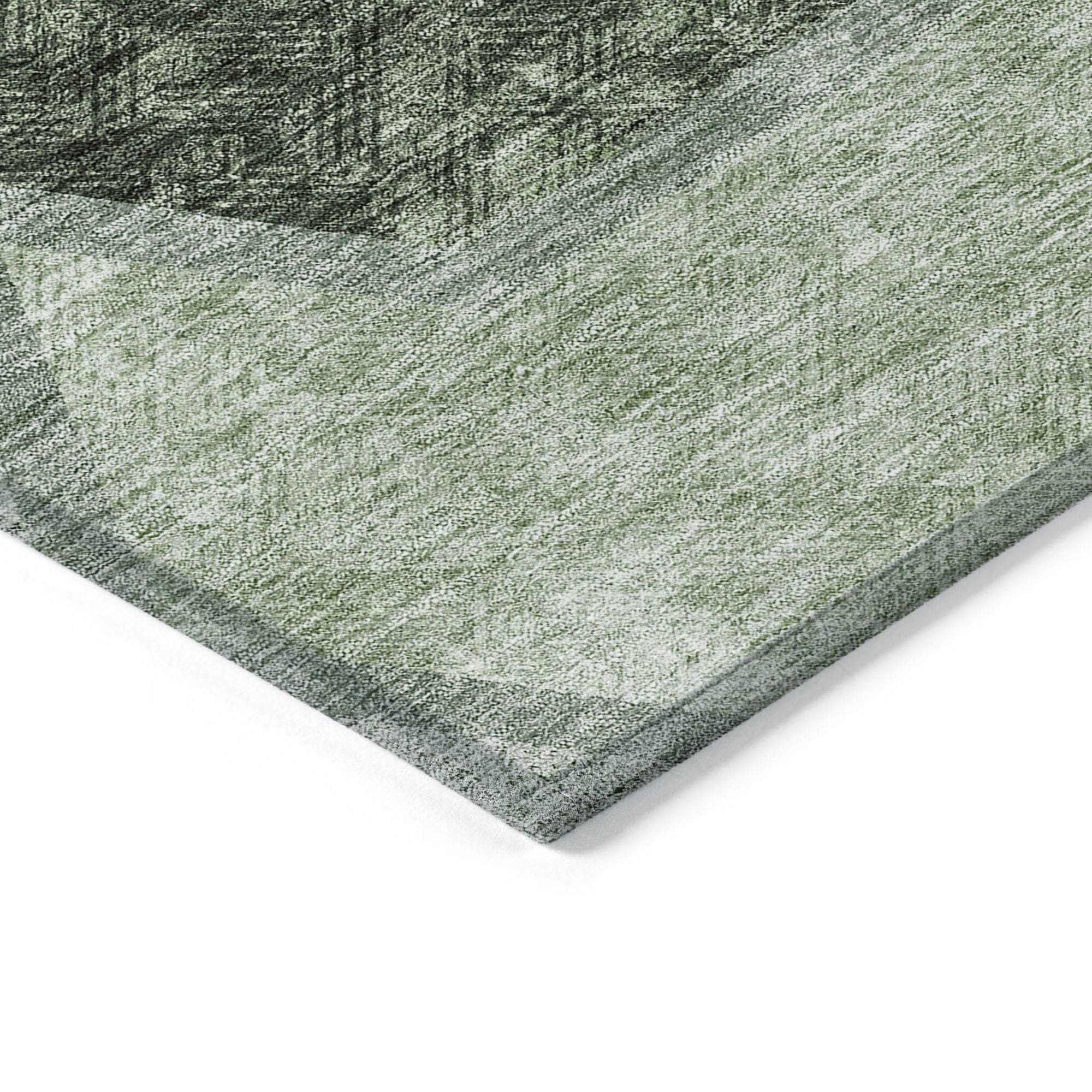 Machine Made ACN679 Olive Green Rugs #color_olive green