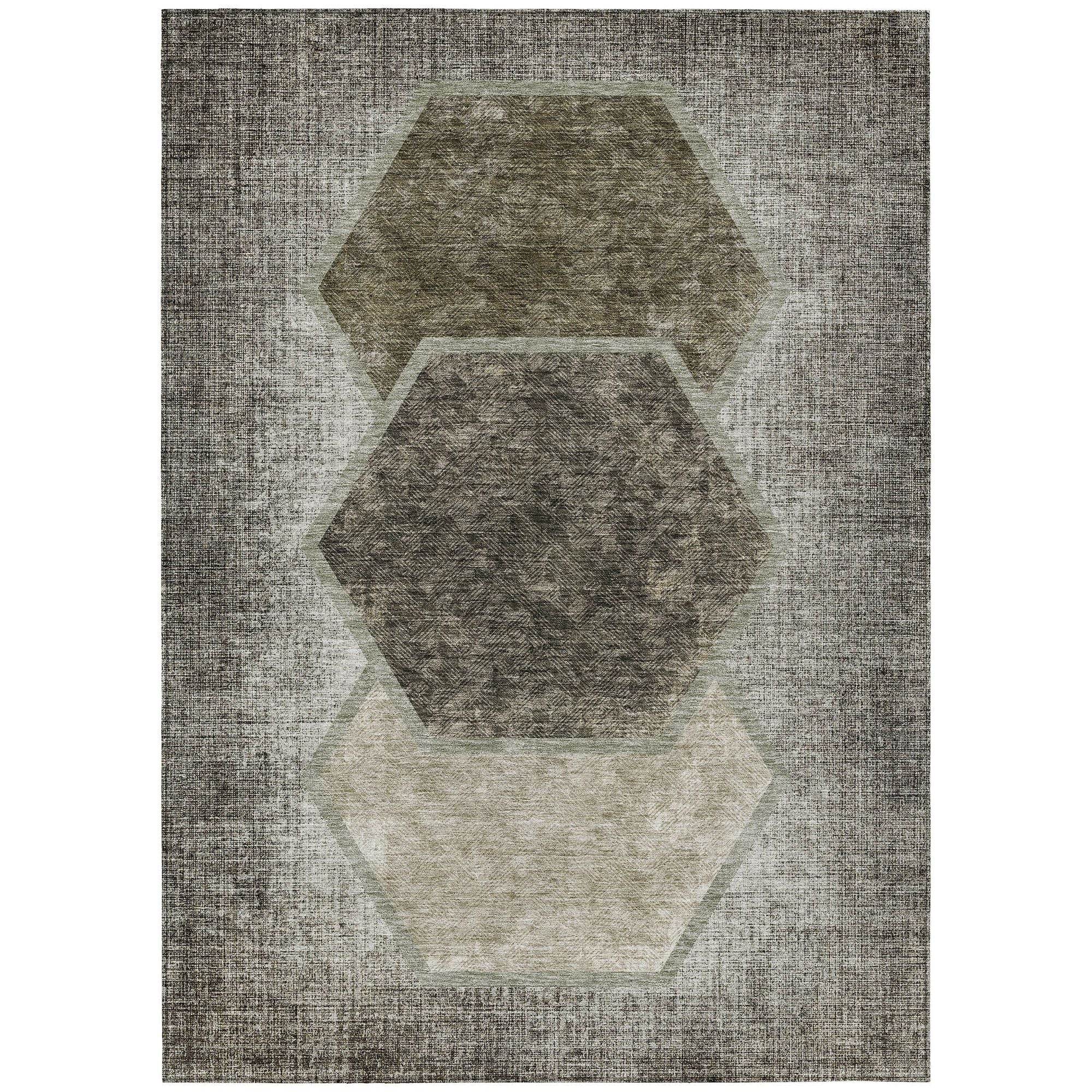 Machine Made ACN679 Taupe Brown Rugs #color_taupe brown