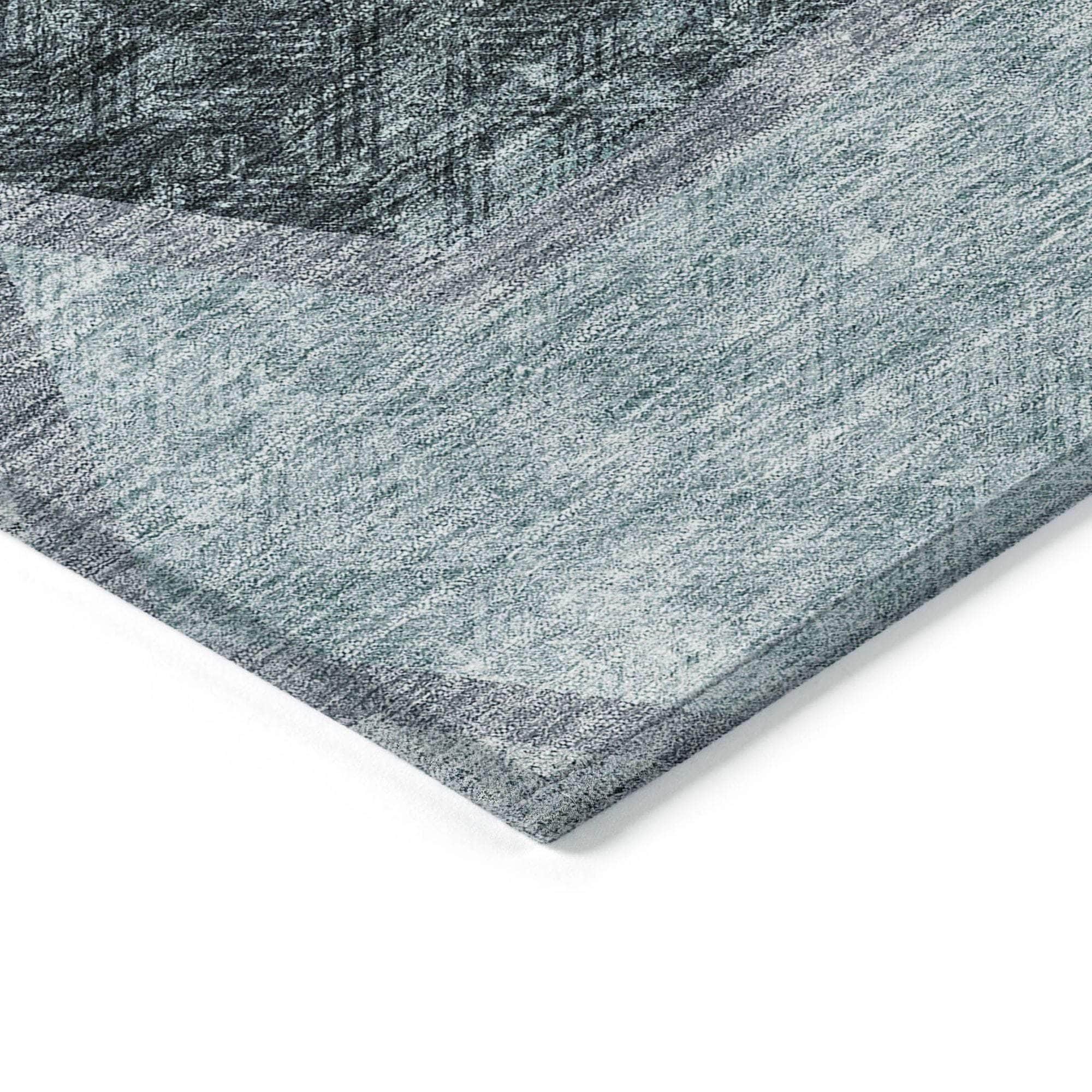 Machine Made ACN679 Teal  Rugs #color_teal 
