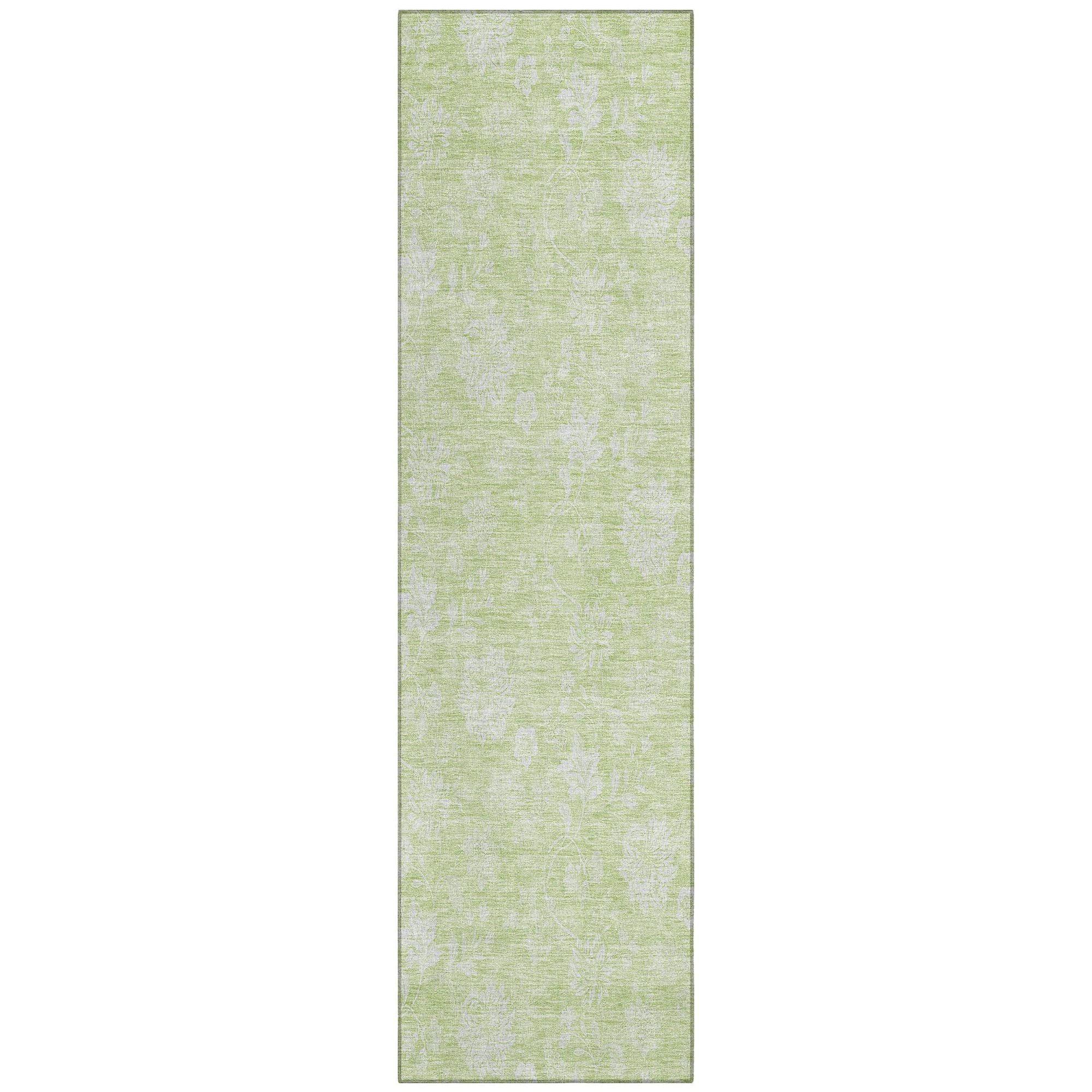 Machine Made ACN681 Aloe Green Rugs #color_aloe green