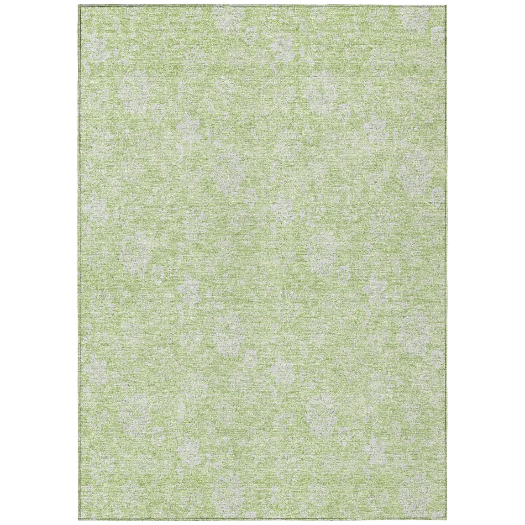 Machine Made ACN681 Aloe Green Rugs #color_aloe green