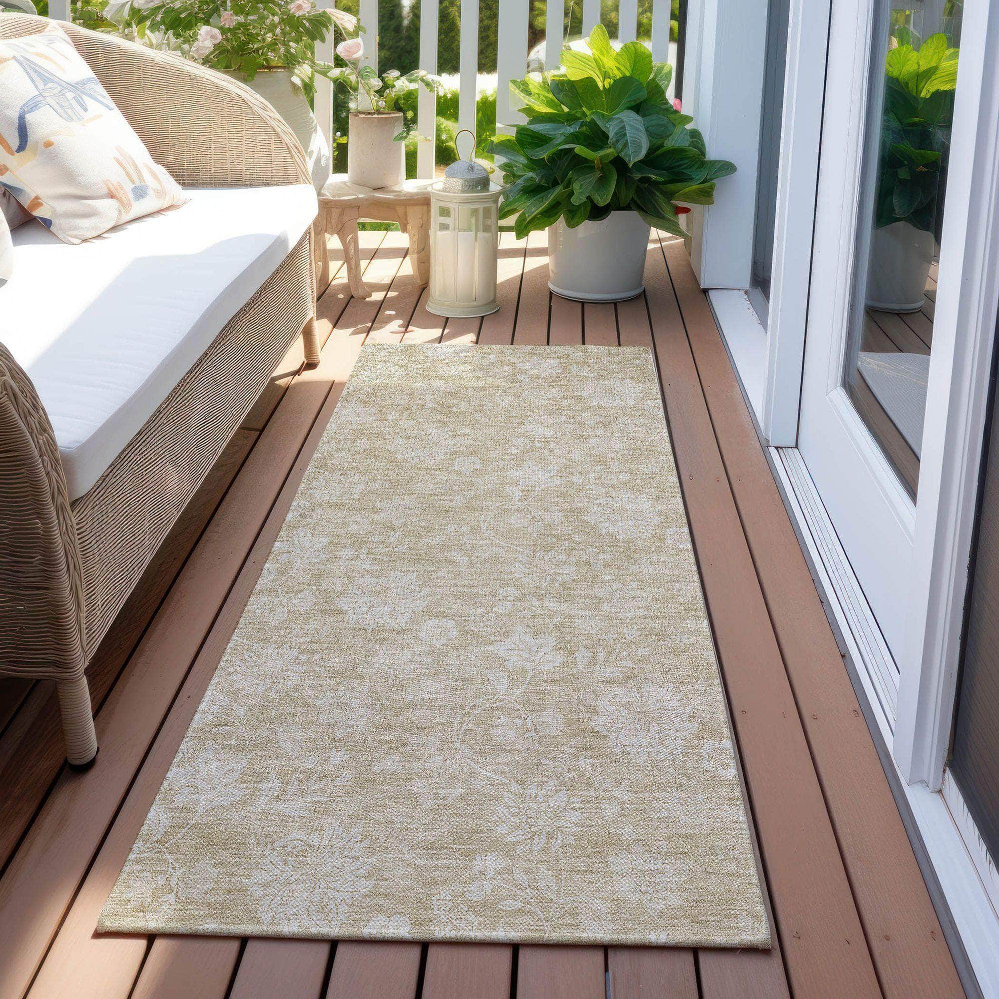 Machine Made ACN681 Beige Brown Rugs #color_beige brown