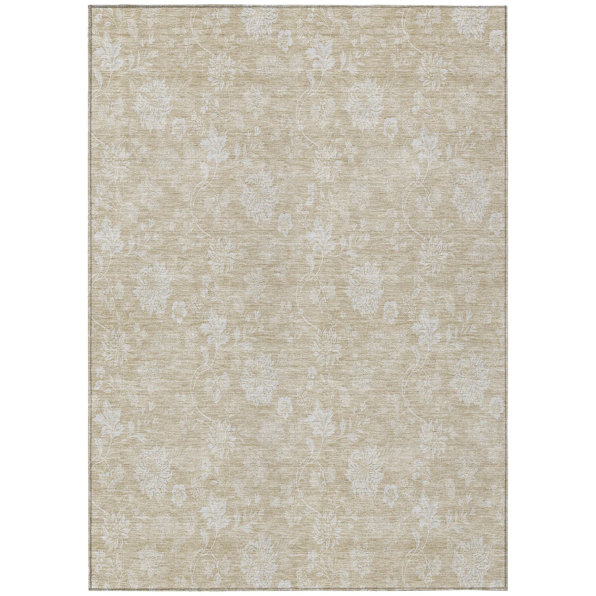 Machine Made ACN681 Beige Brown Rugs #color_beige brown