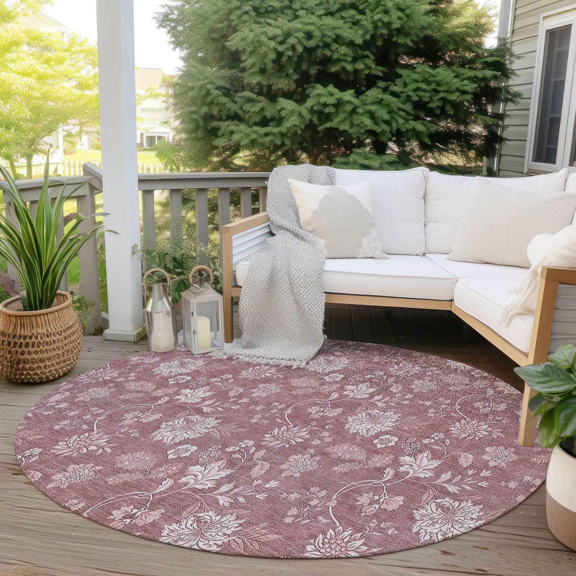 Machine Made ACN681 Blush Pink Rugs #color_blush pink