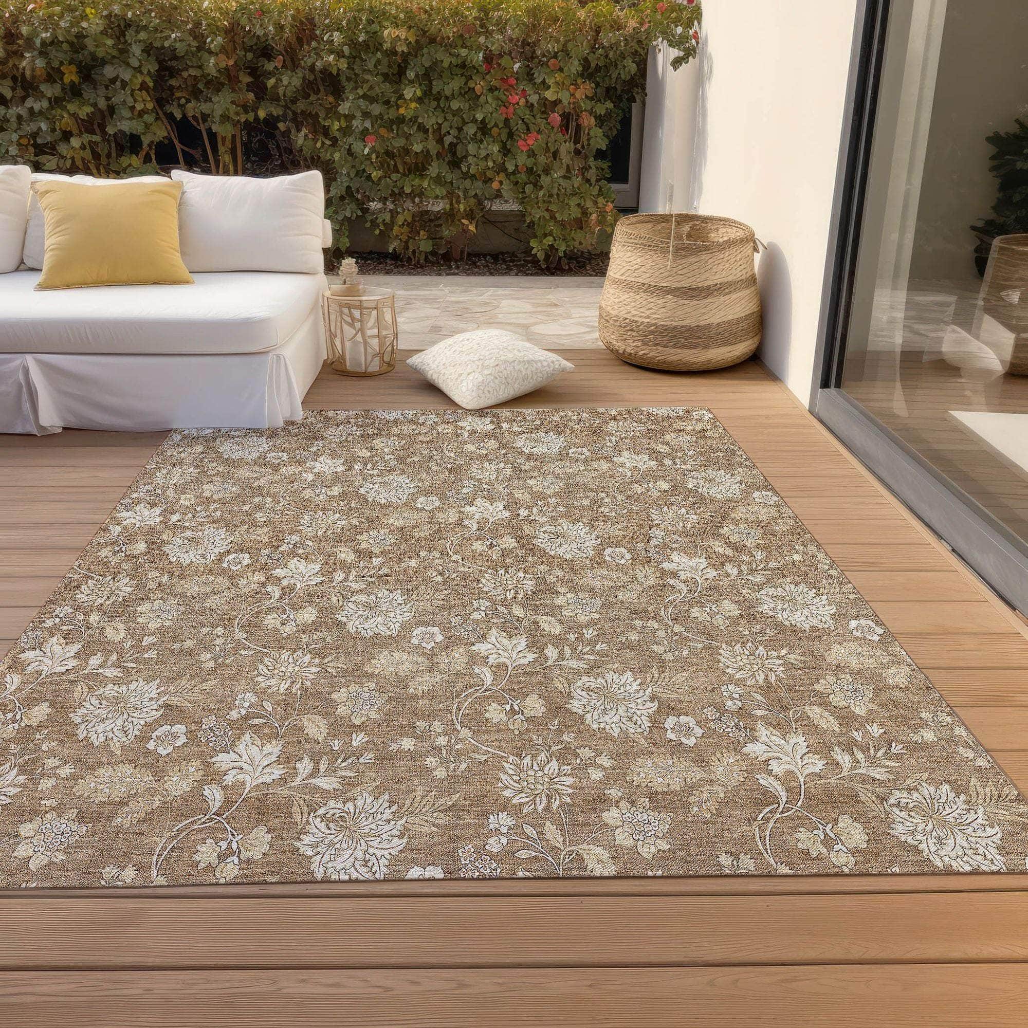 Machine Made ACN681 Copper Orange Rugs #color_copper orange