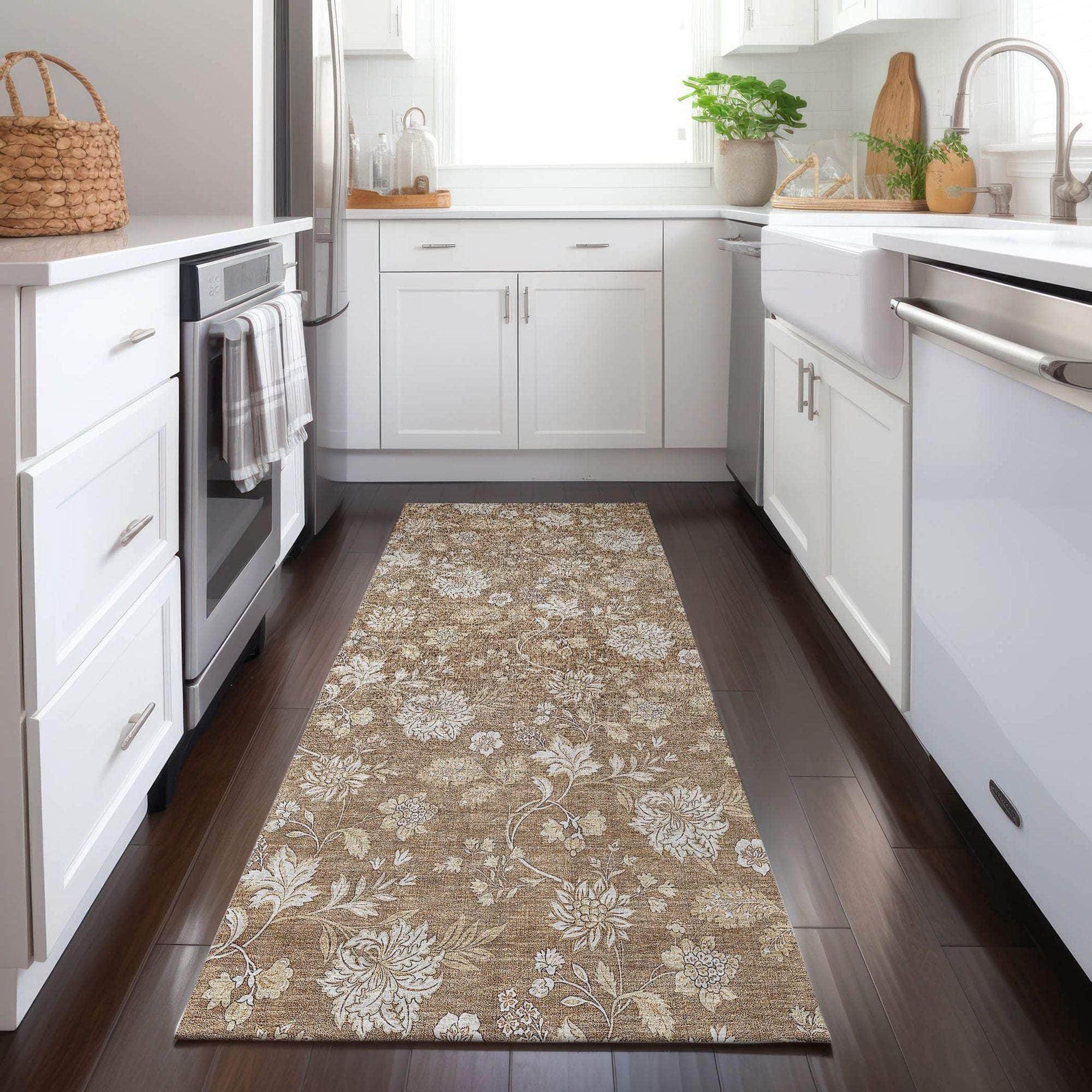 Machine Made ACN681 Copper Orange Rugs #color_copper orange