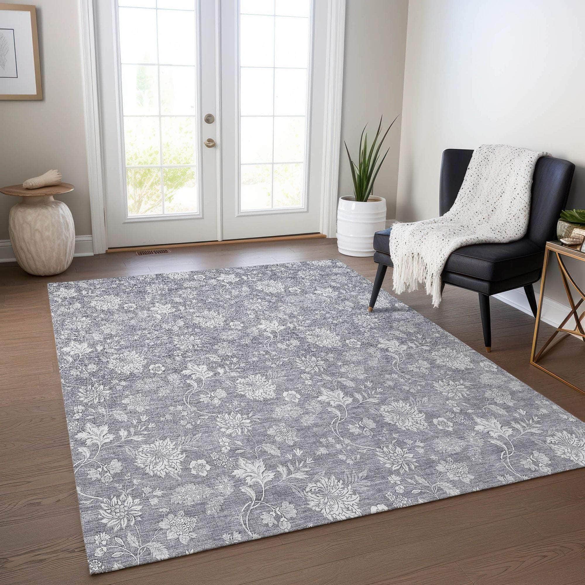 Machine Made ACN681 Gray  Rugs #color_gray 