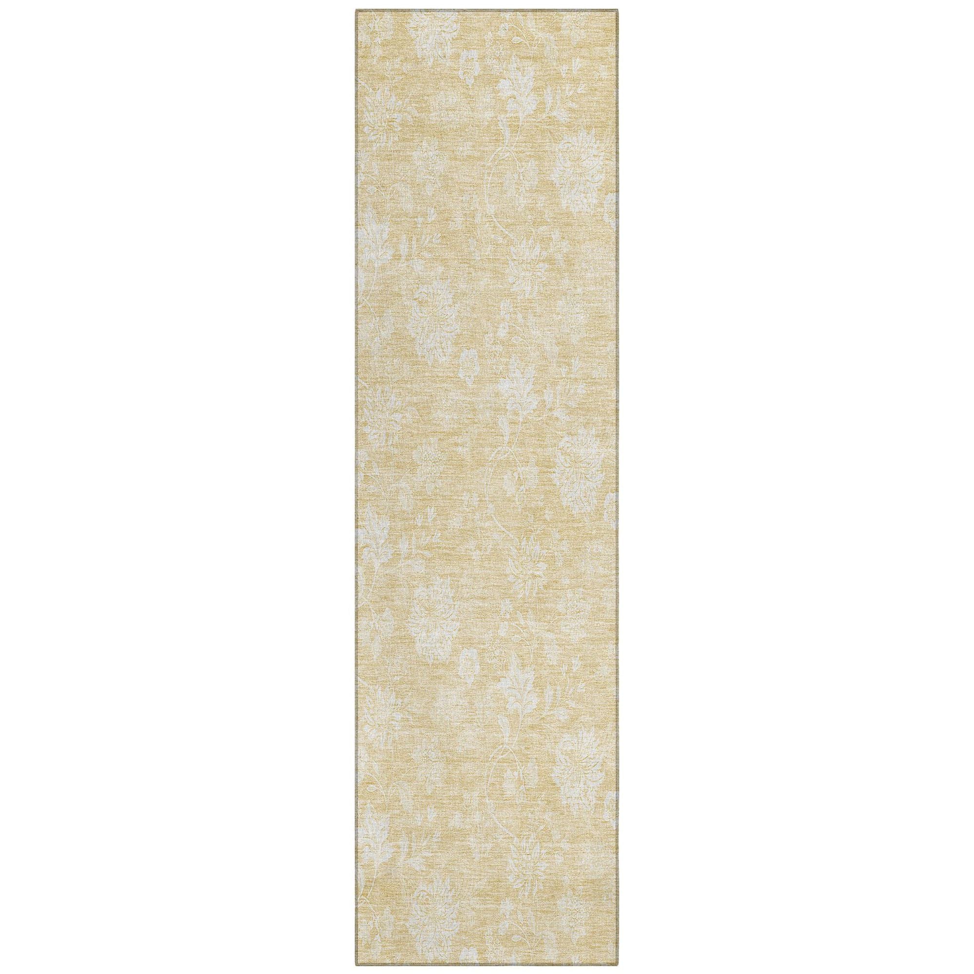 Machine Made ACN681 Honey Gold Rugs #color_honey gold