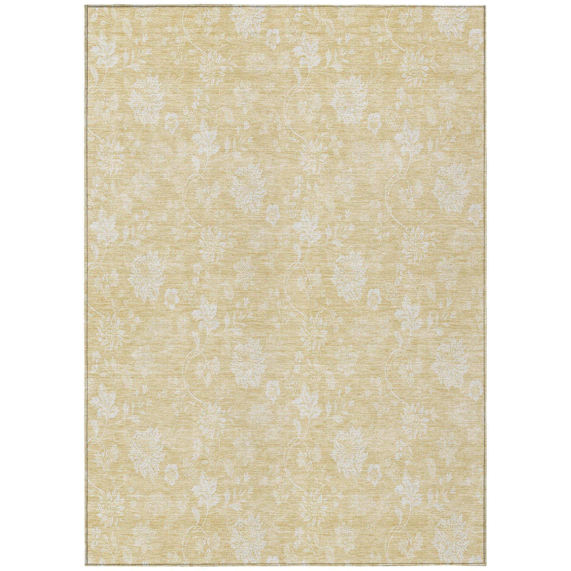 Machine Made ACN681 Honey Gold Rugs #color_honey gold