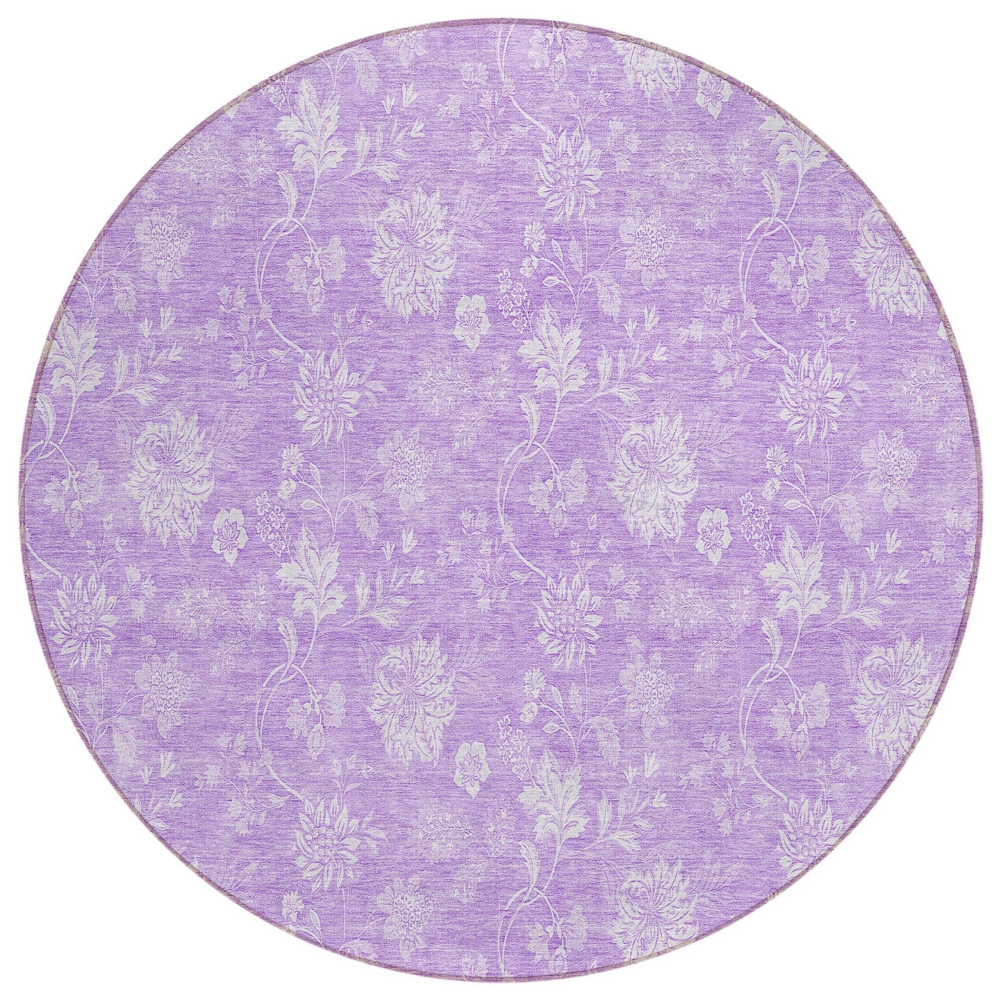 Machine Made ACN681 Lilac Purple Rugs #color_lilac purple
