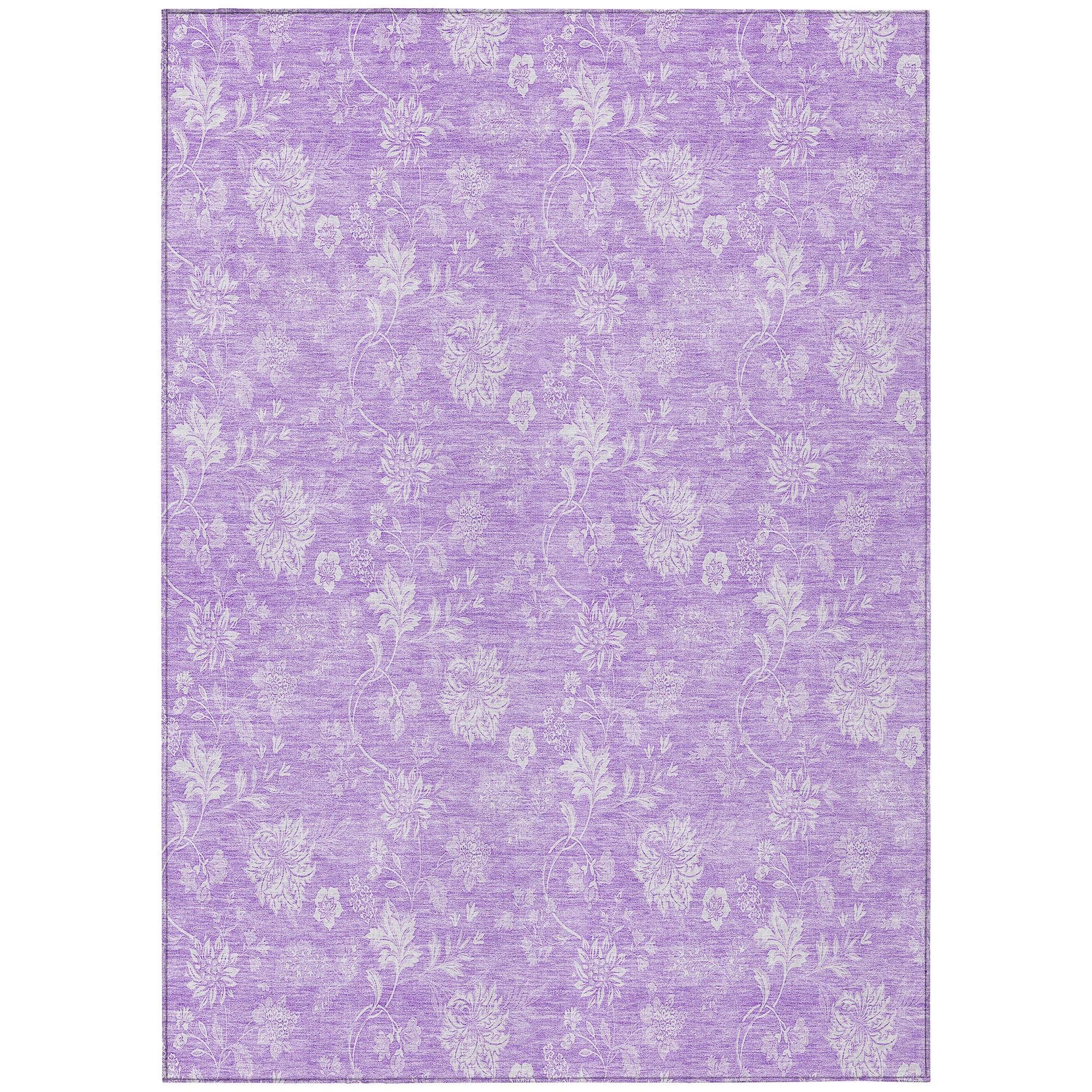 Machine Made ACN681 Lilac Purple Rugs #color_lilac purple