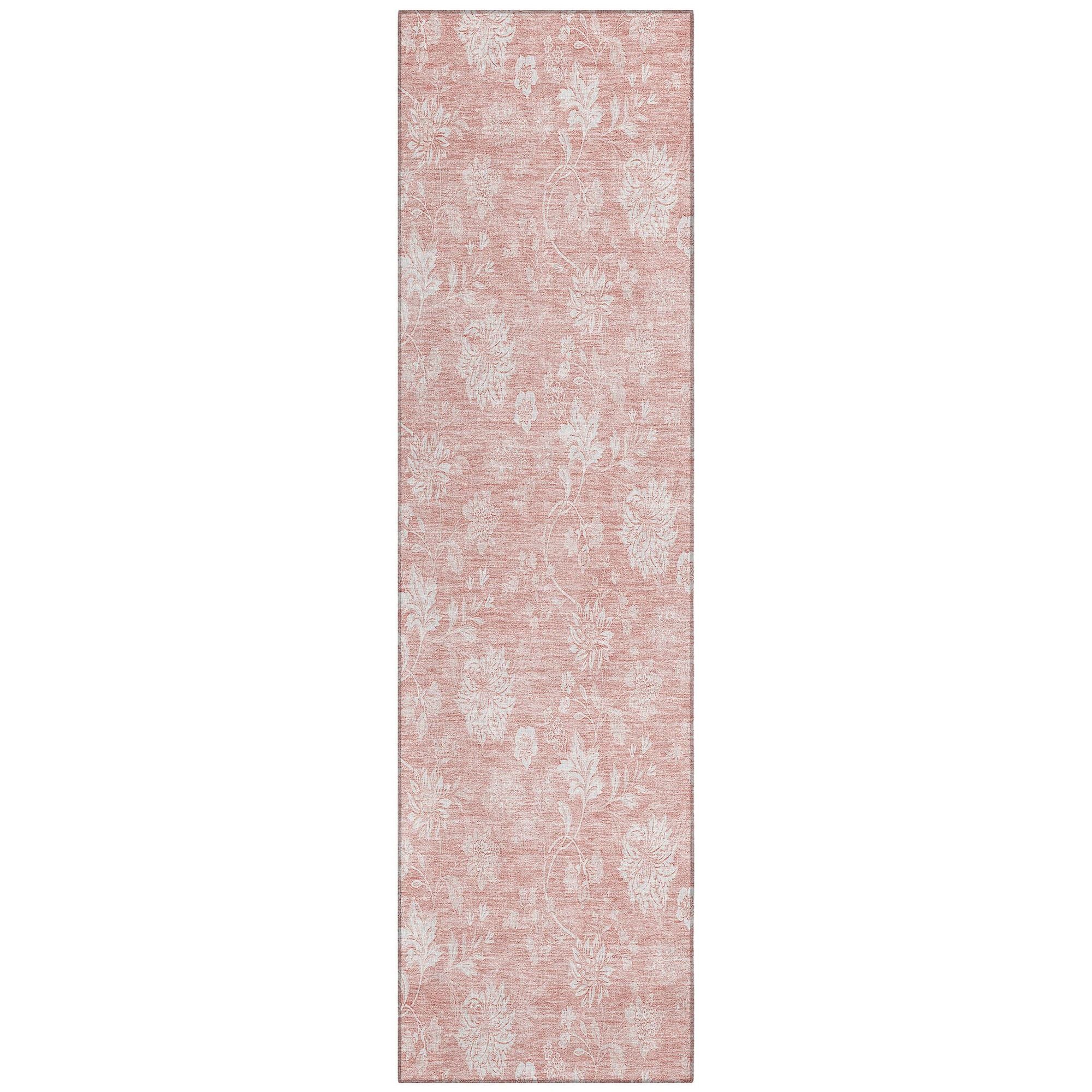 Machine Made ACN681 Pink  Rugs #color_pink 