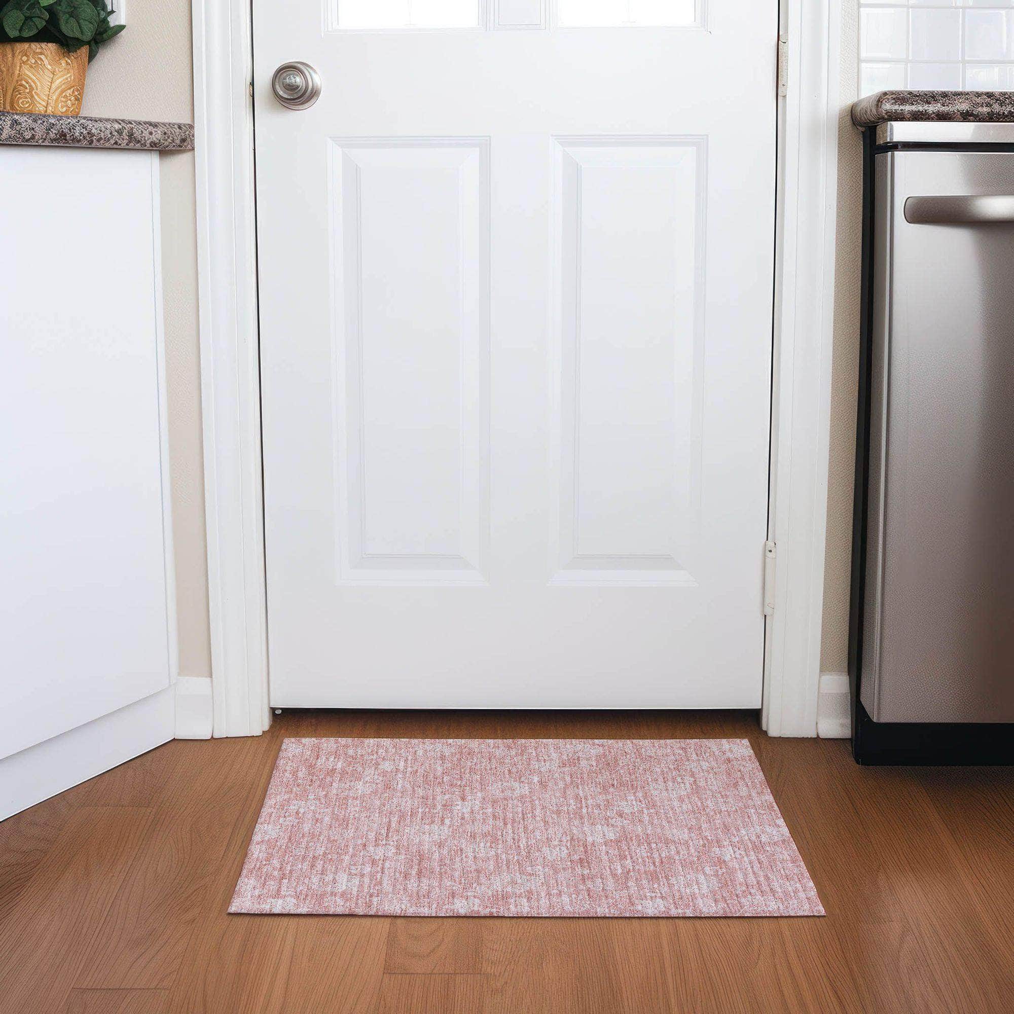 Machine Made ACN681 Pink  Rugs #color_pink 