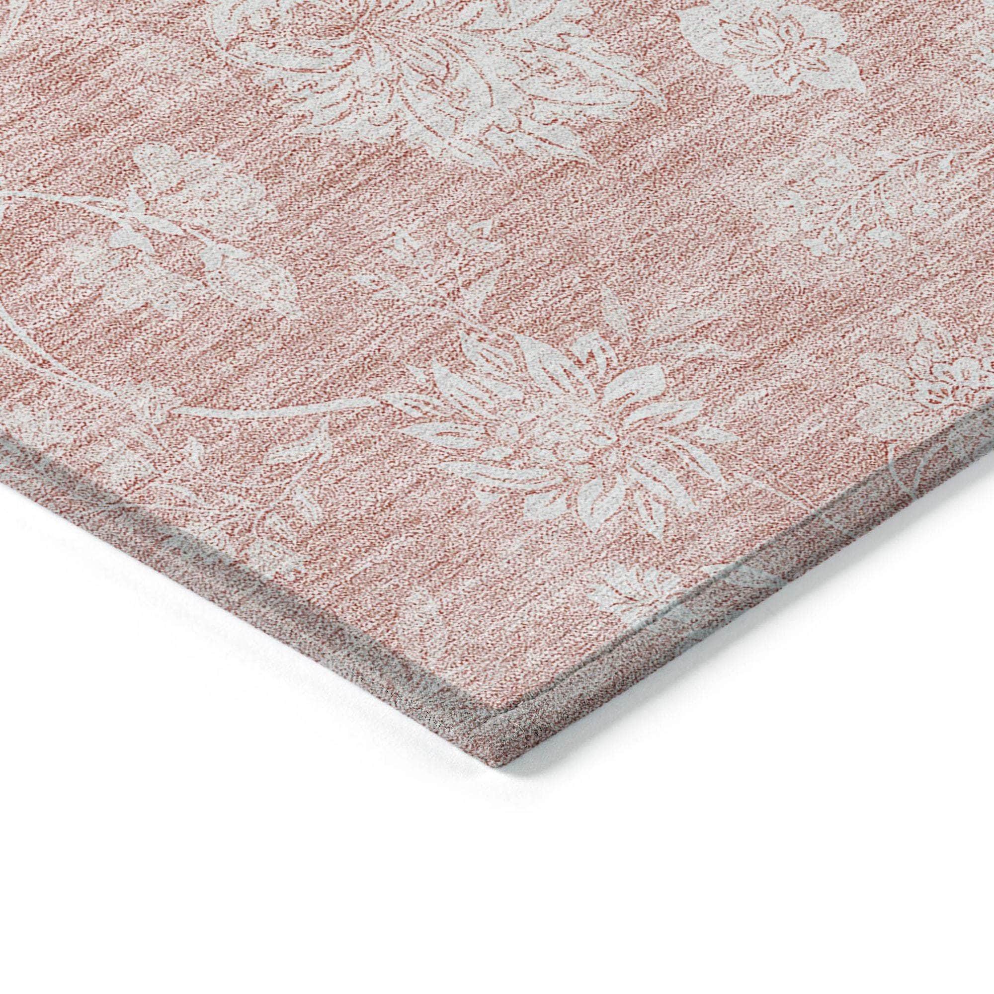 Machine Made ACN681 Pink  Rugs #color_pink 