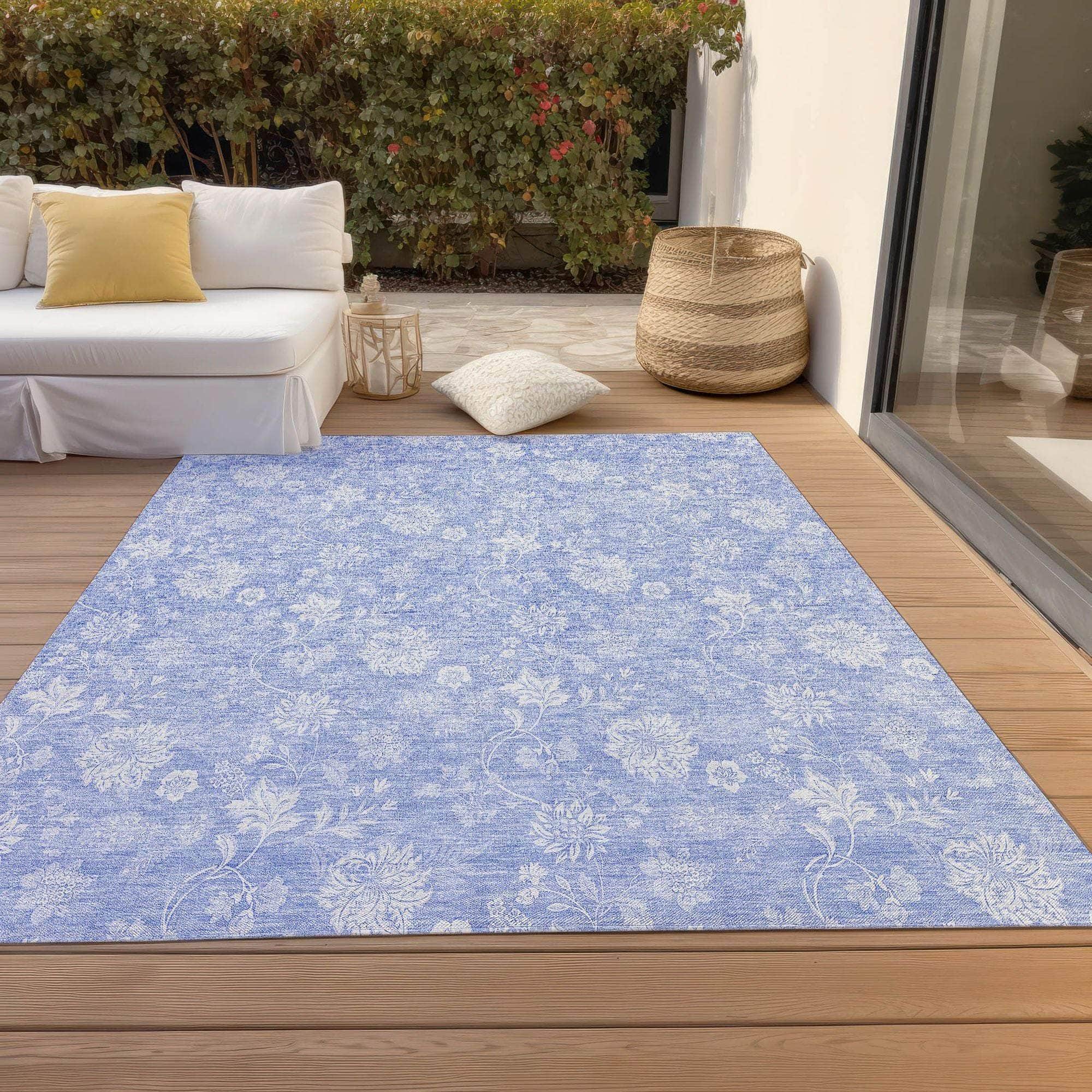 Machine Made ACN681 Sky Blue Rugs #color_sky blue
