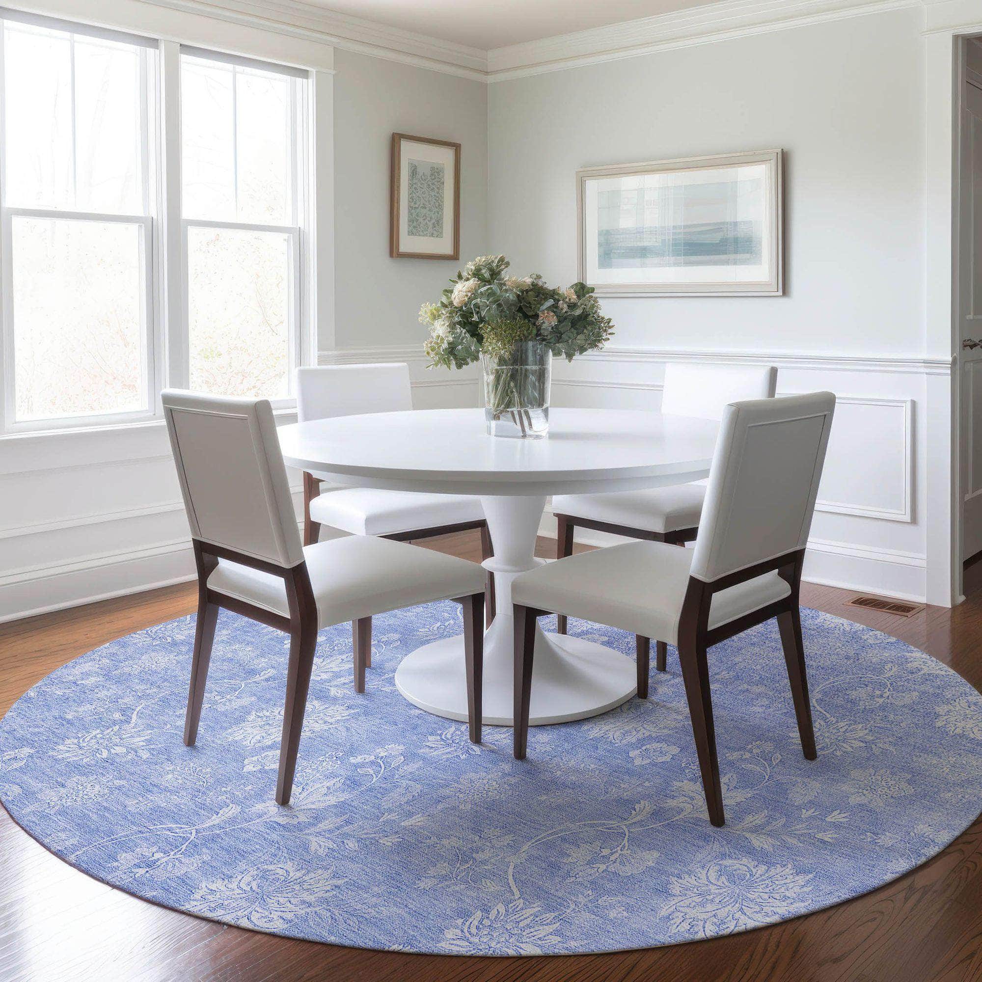 Machine Made ACN681 Sky Blue Rugs #color_sky blue
