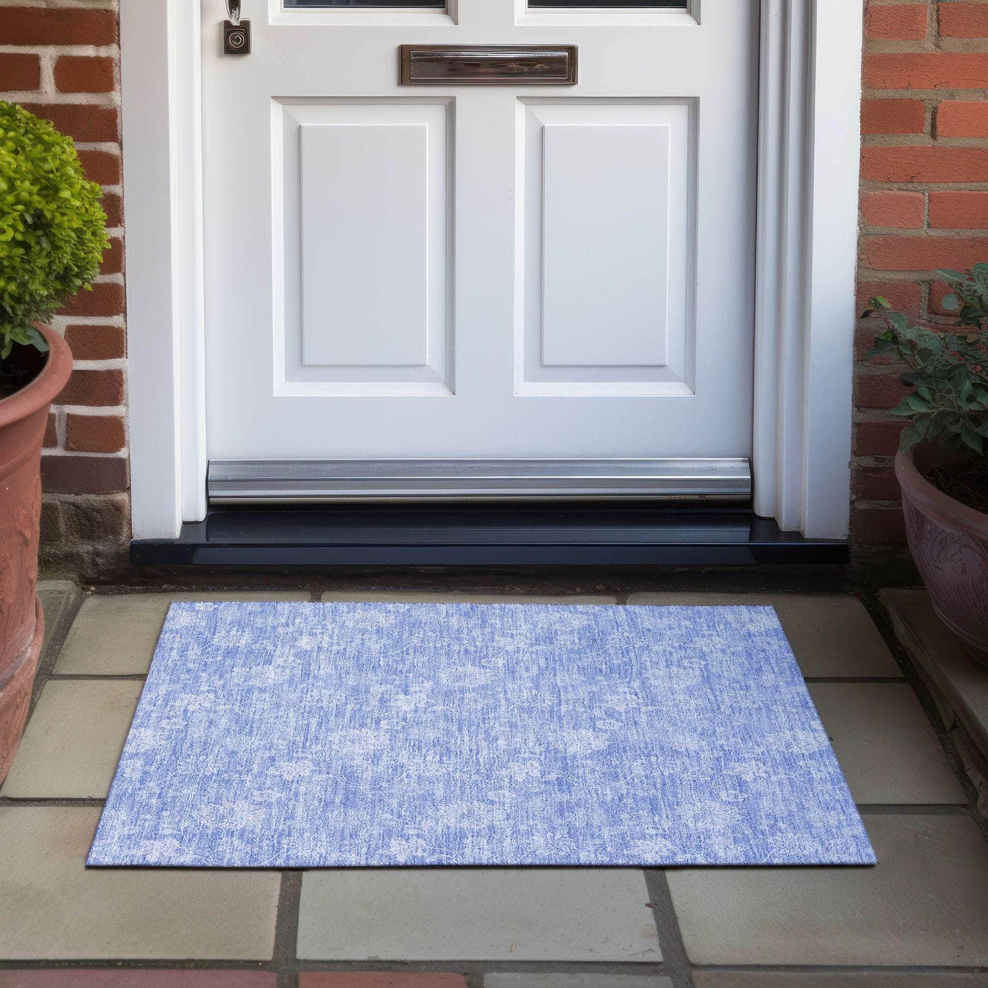 Machine Made ACN681 Sky Blue Rugs #color_sky blue