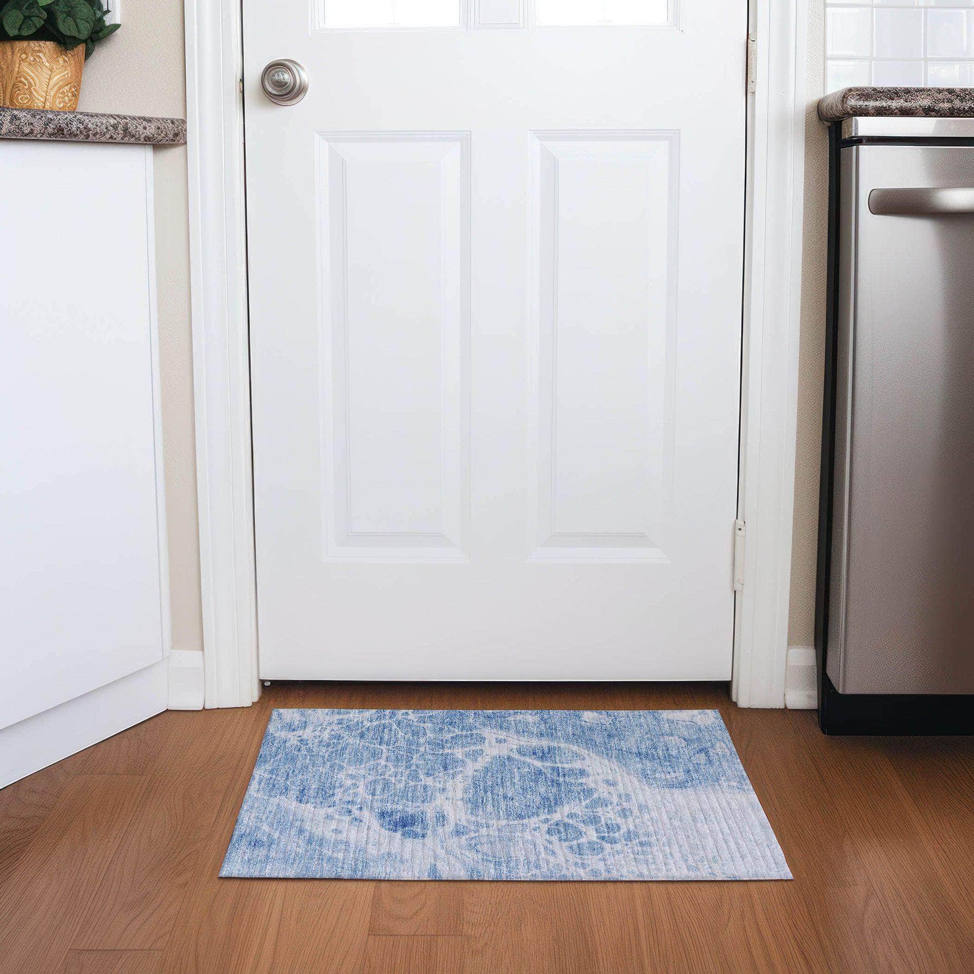Machine Made ACN682 Sky Blue Rugs #color_sky blue