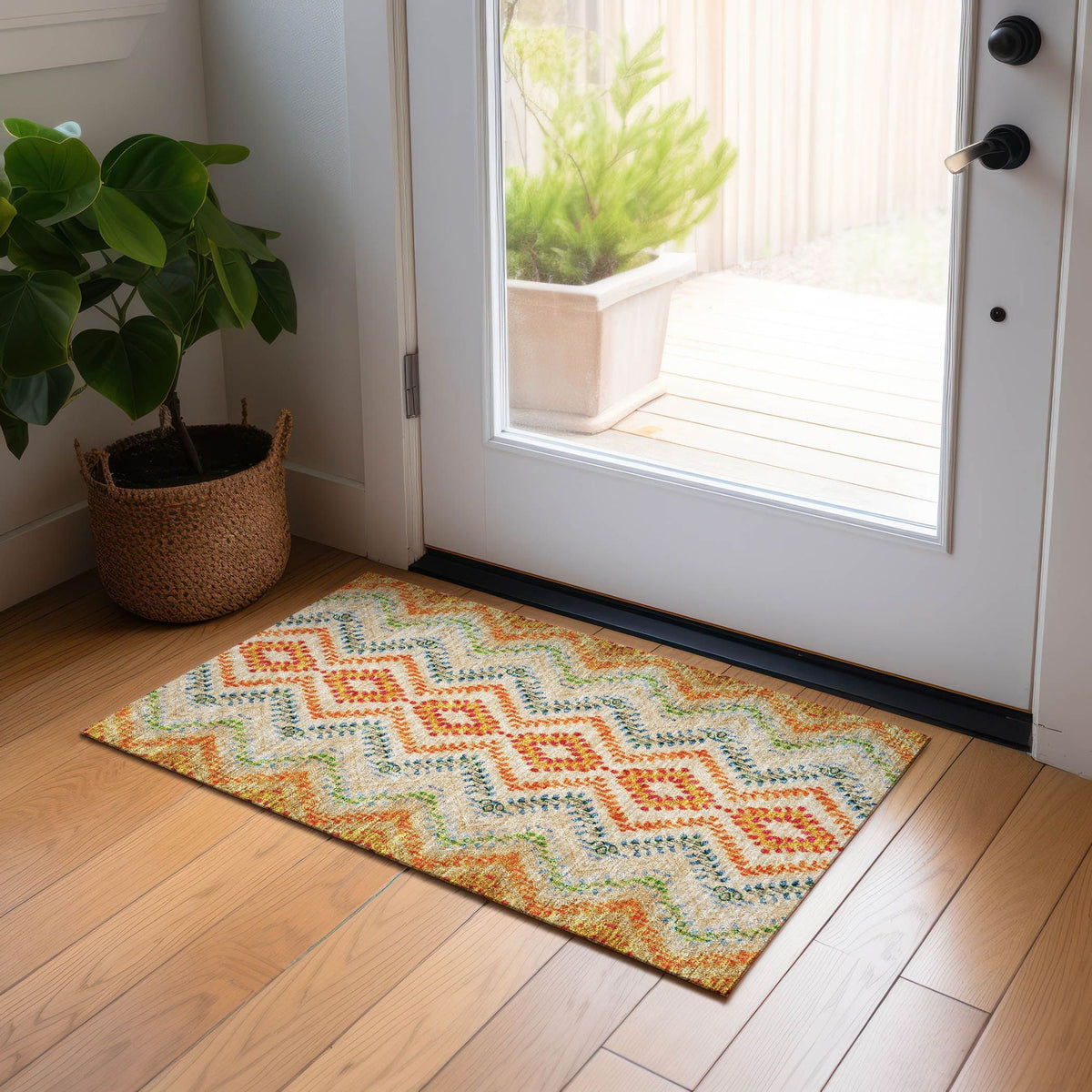 Epidote Machine Washable Rug