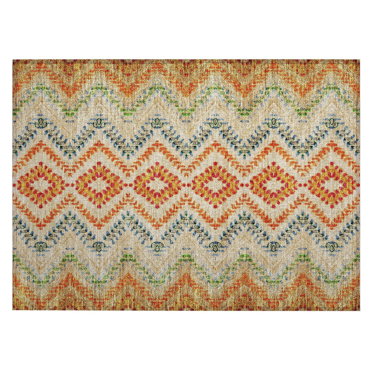 Epidote Machine Washable Rug