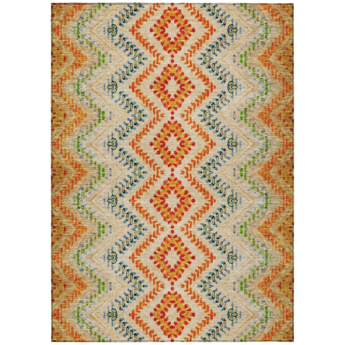 Epidote Machine Washable Rug