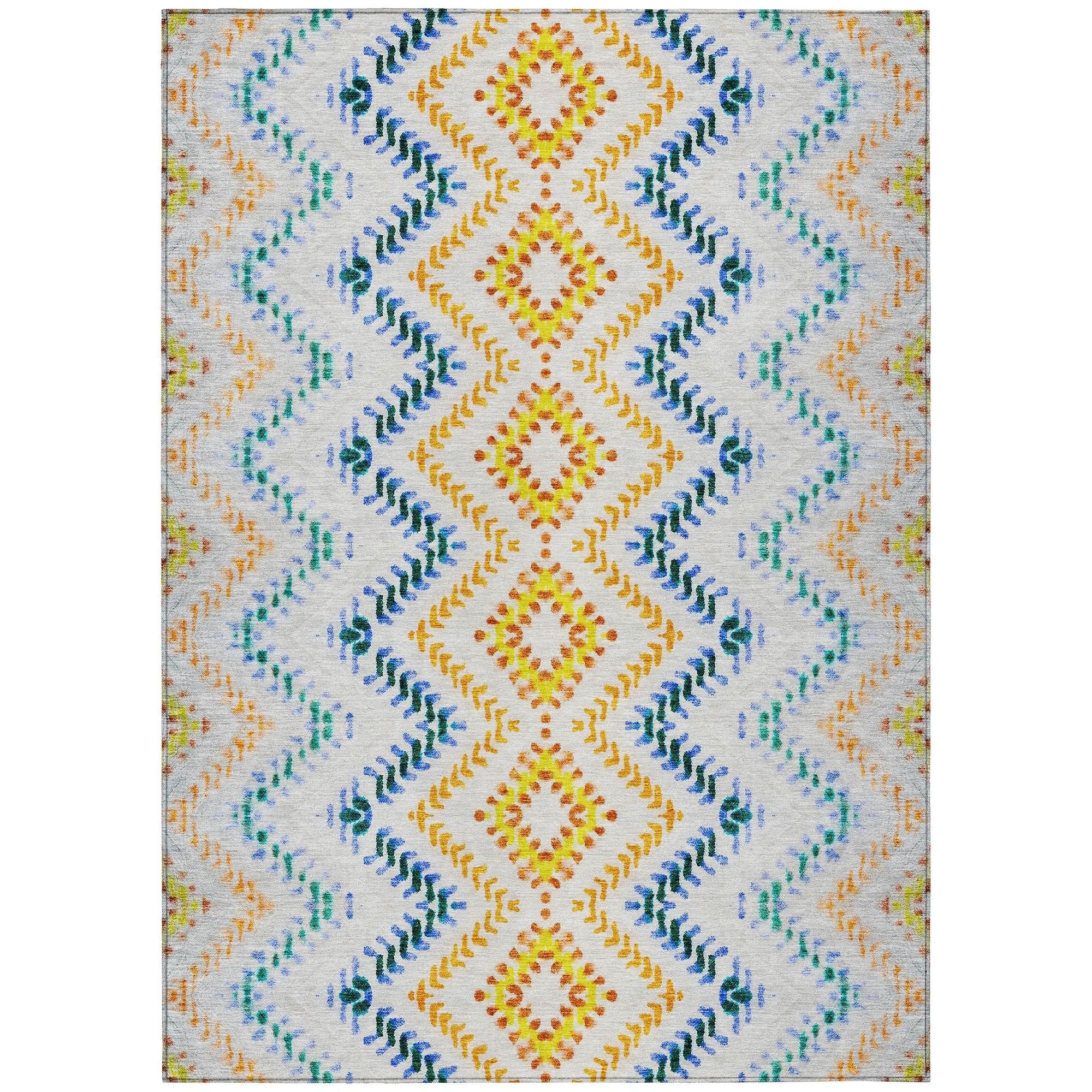Machine Made ACN683 Ivory  Rugs #color_ivory 