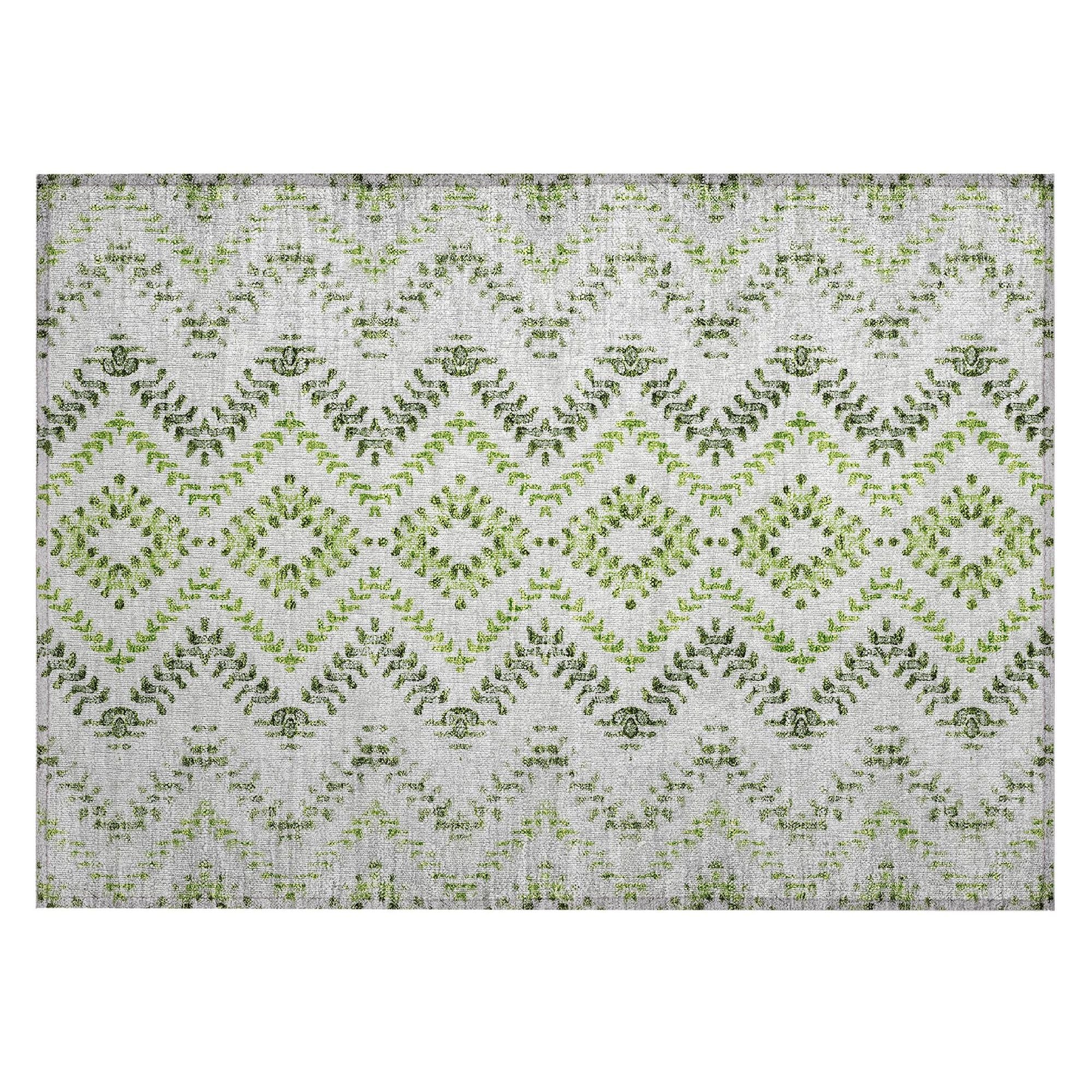 Machine Made ACN684 Aloe Green Rugs #color_aloe green