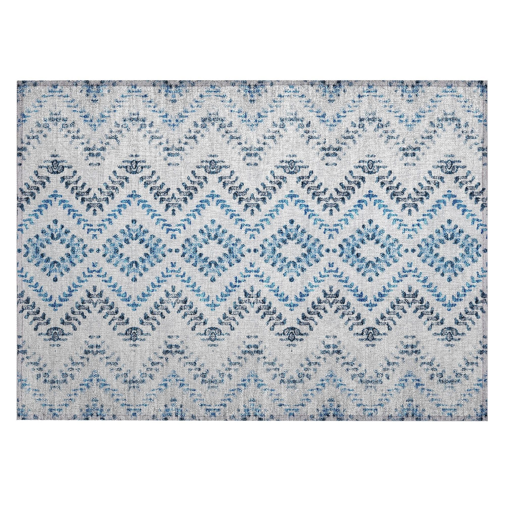 Machine Made ACN684 Blue  Rugs #color_blue 